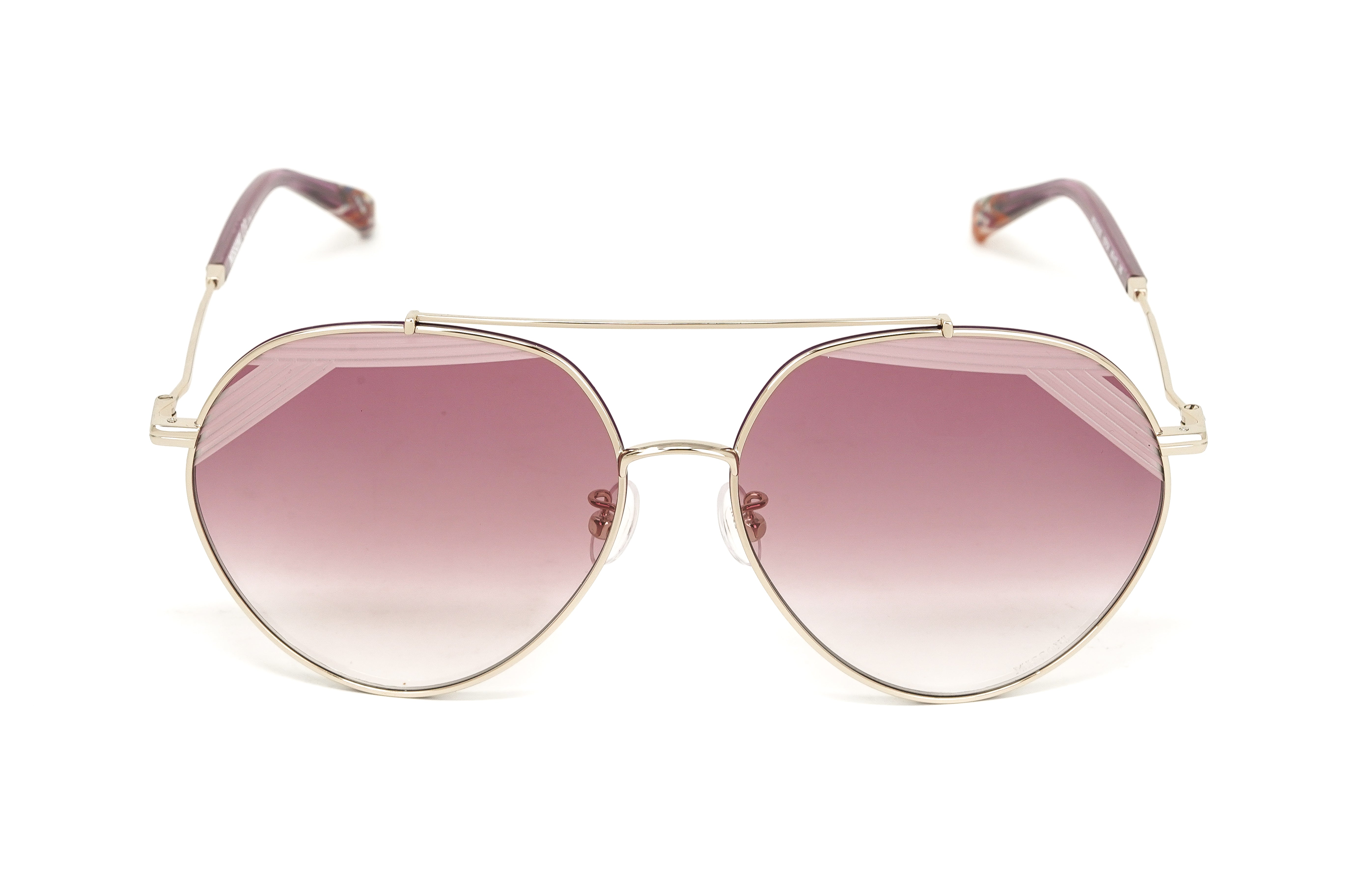 Missoni Women's Sunglasses Round Pilot Silver/Pink MIS 0015/S YEP-GR8 Sunglasses