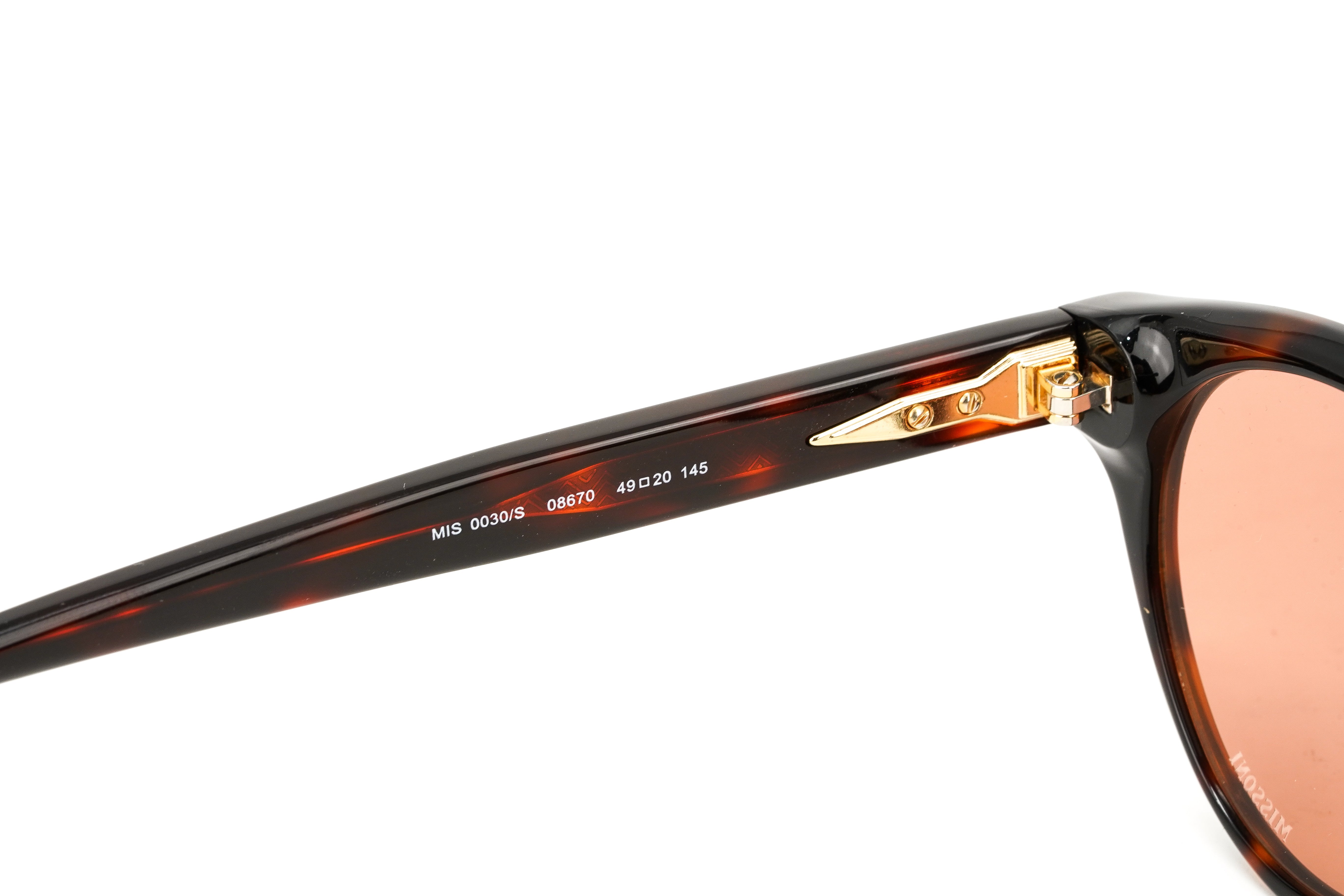 Missoni Women's Sunglasses Round Dark Havana MIS 0030/S 086-GR8 Sunglasses