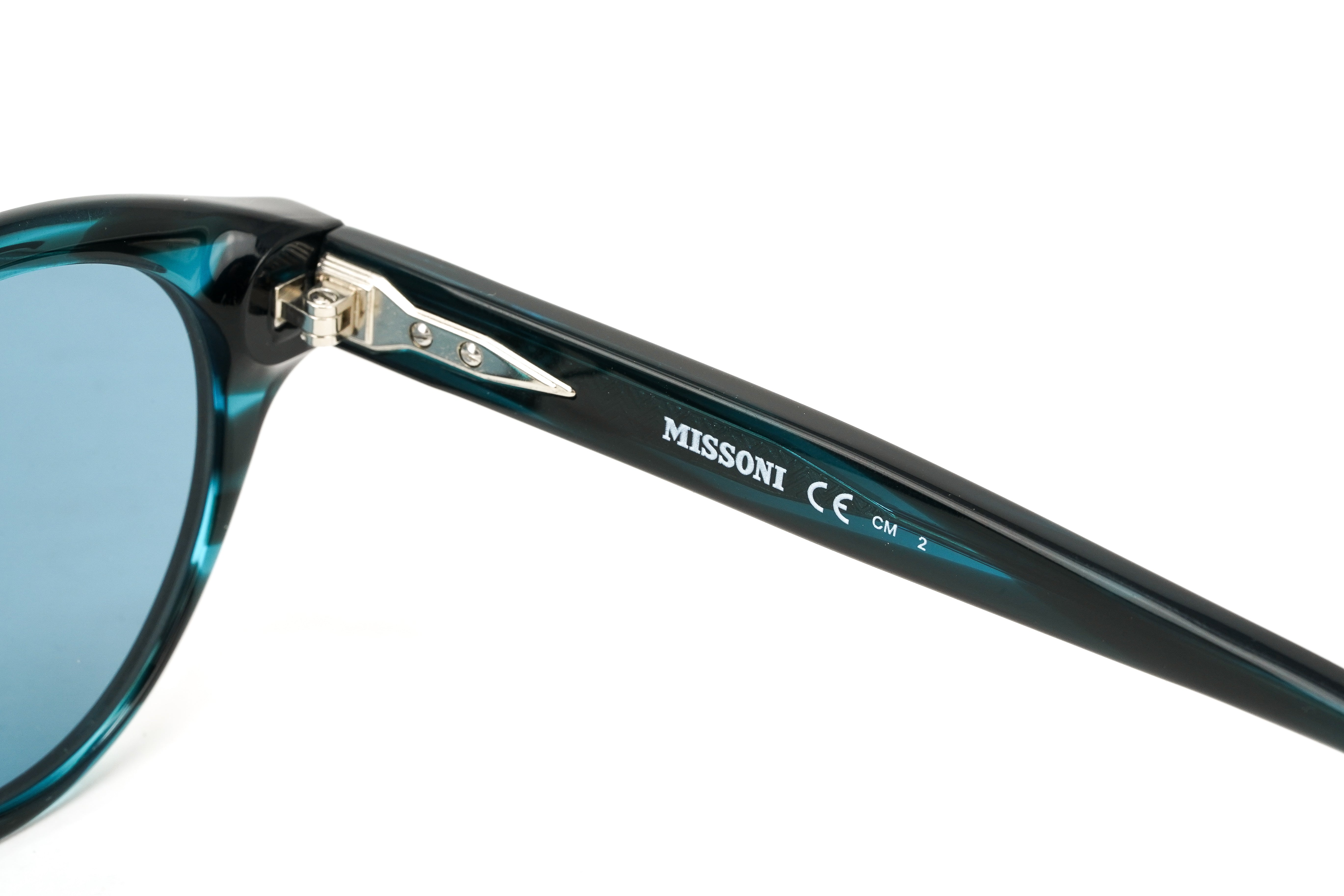 Missoni Women's Sunglasses Round Green Horn MIS 0030/S 6AK-GR8 Sunglasses