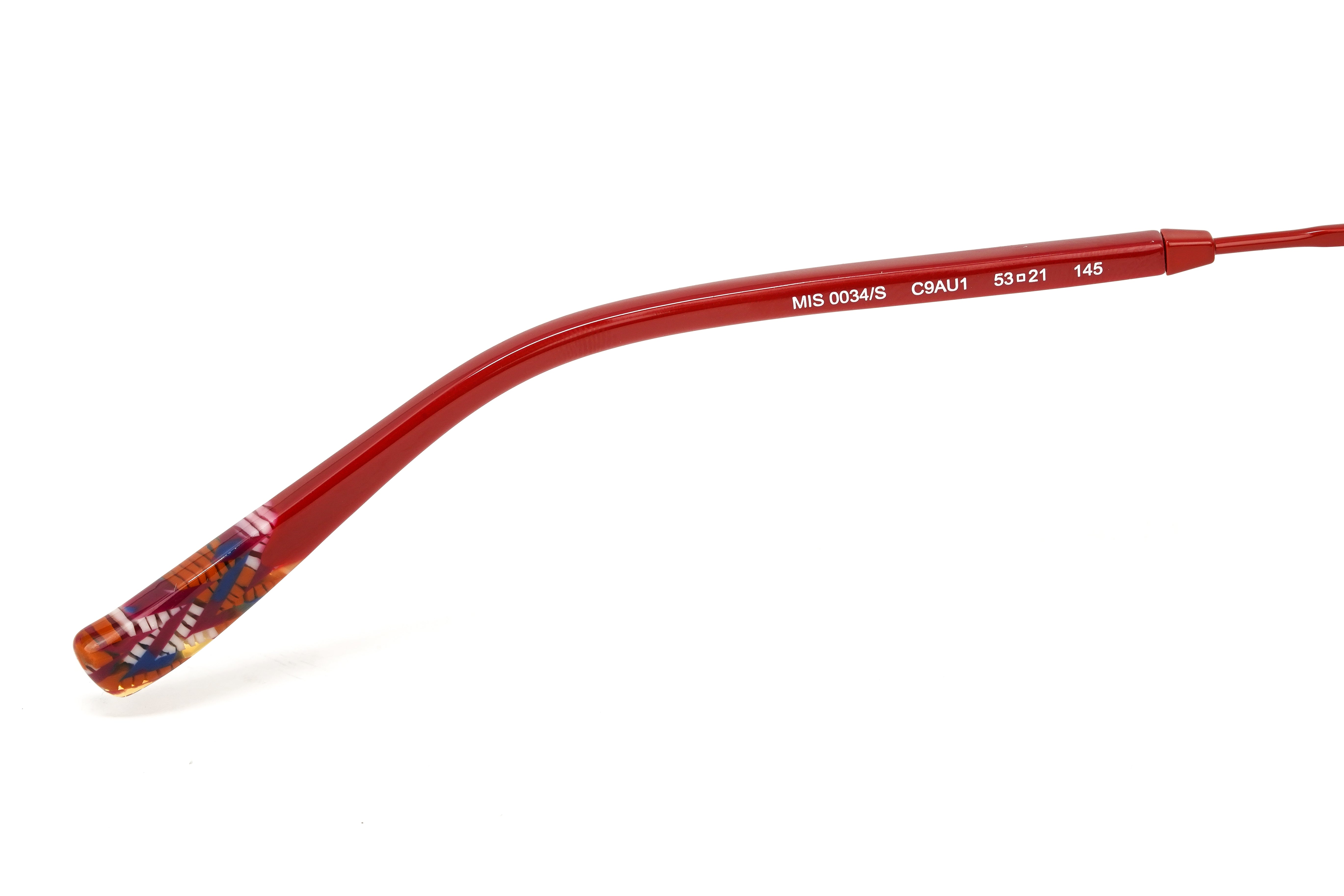 Missoni Women's Sunglasses Oversized Square Red MIS 0034/S C9A-GR8 Sunglasses