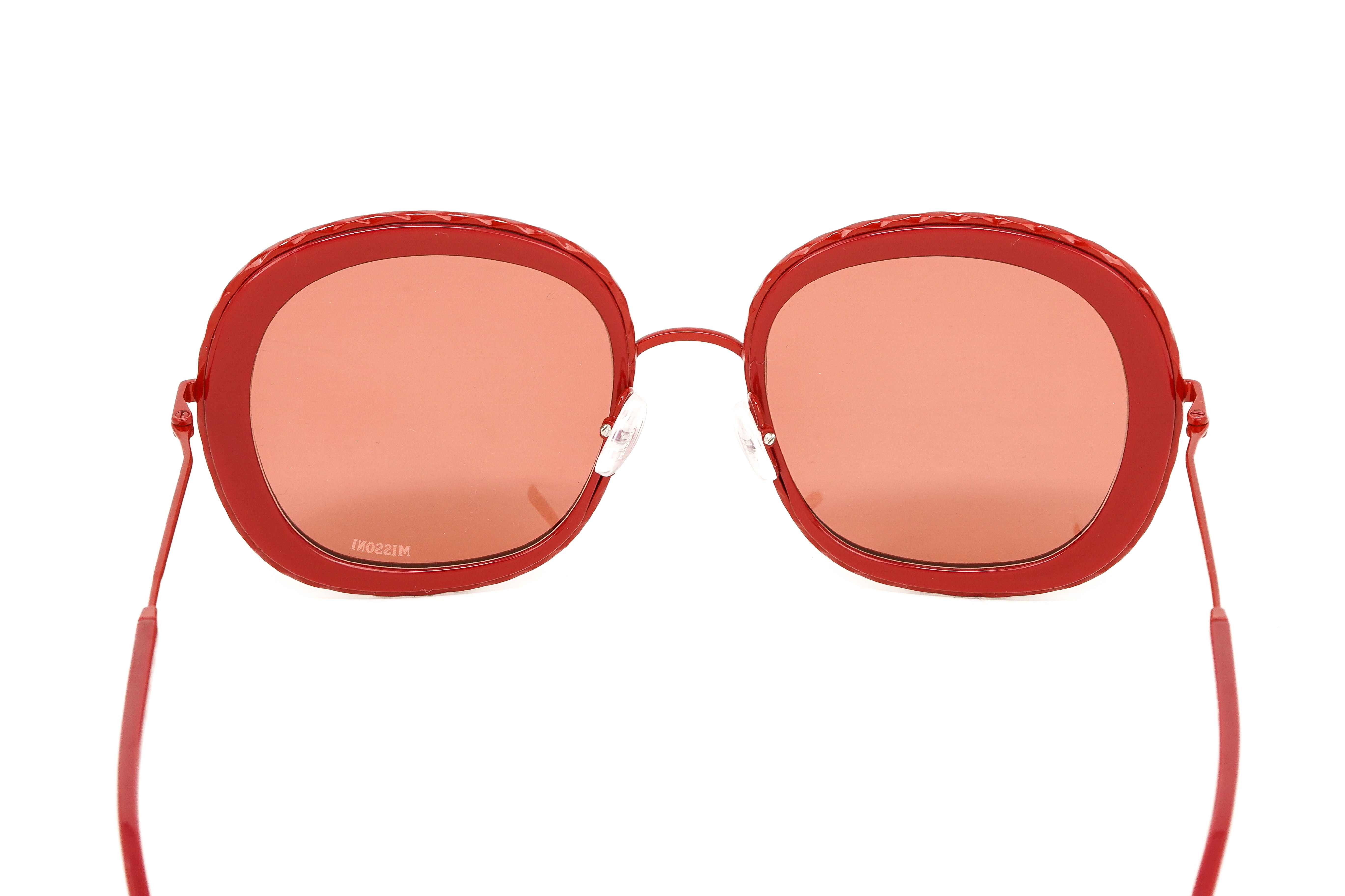 Missoni Women's Sunglasses Oversized Square Red MIS 0034/S C9A-GR8 Sunglasses
