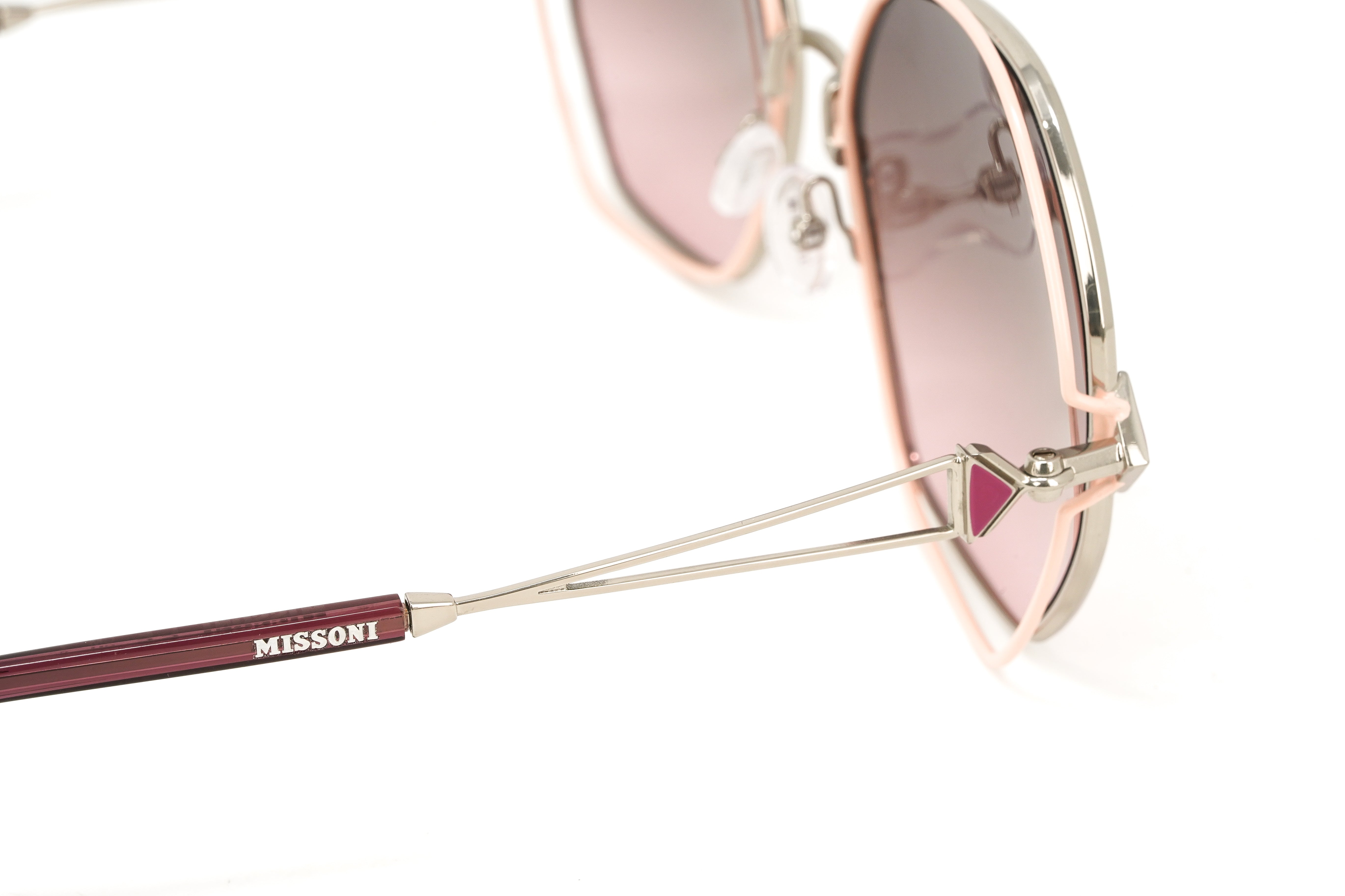 Missoni Women's Sunglasses Oversized Butterfly Pink MIS 0075/S EYR-GR8 Sunglasses
