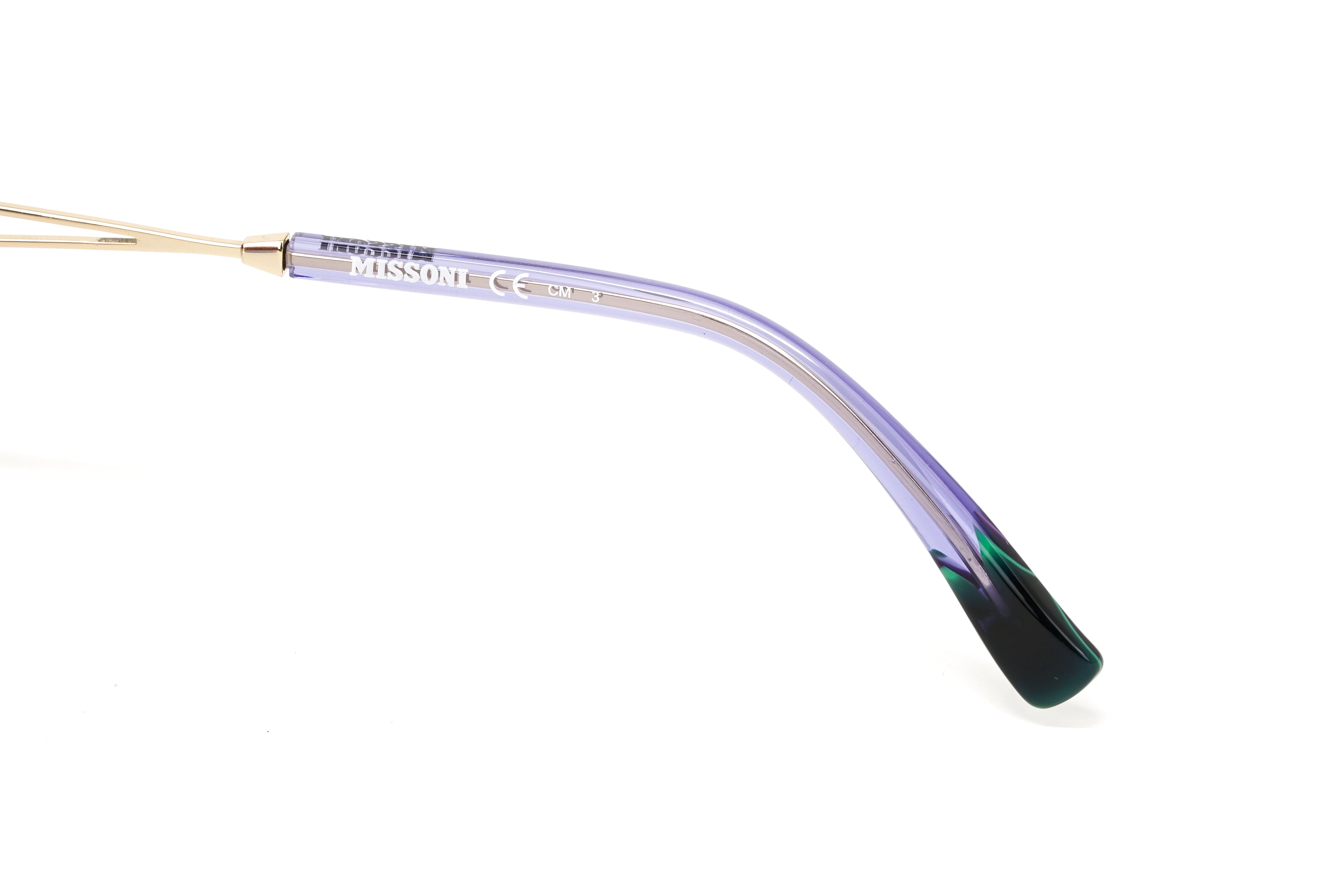 Missoni Women's Sunglasses Oversized Butterfly Gold/Violet MIS 0075/S S9E-GR8 Sunglasses