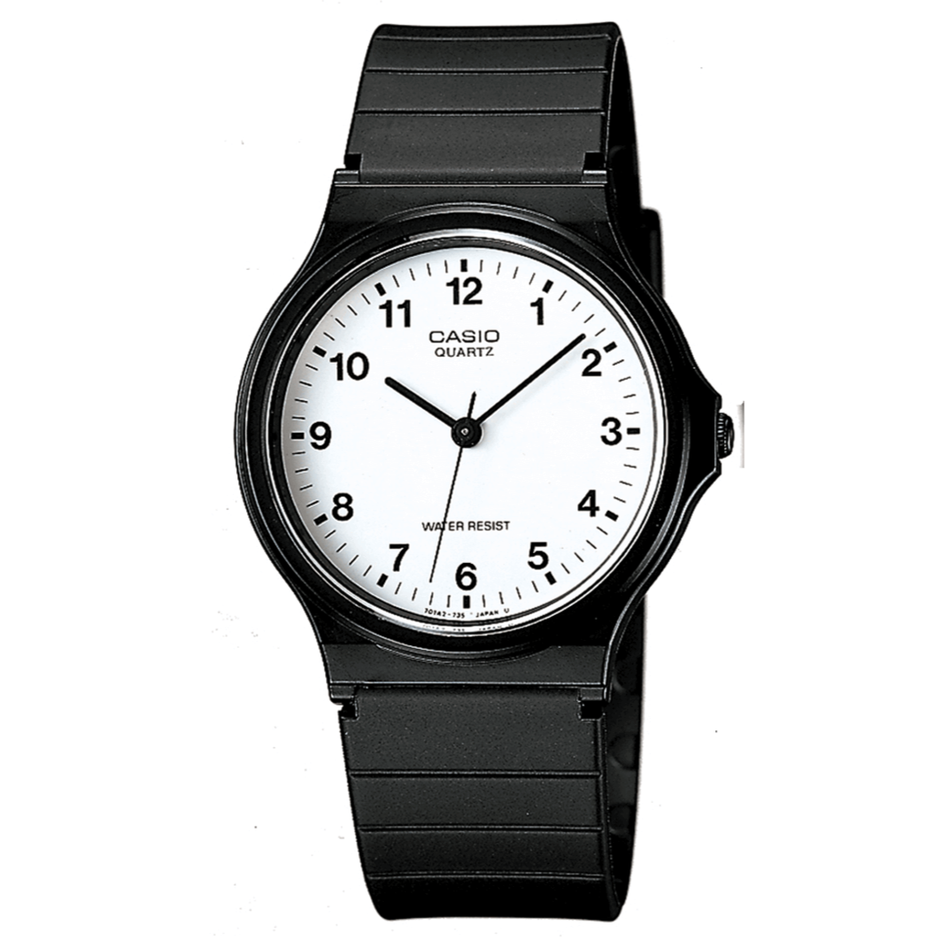 Casio Watch Black White Small Numbers MQ-24-7BLDF-GR8 Sunglasses