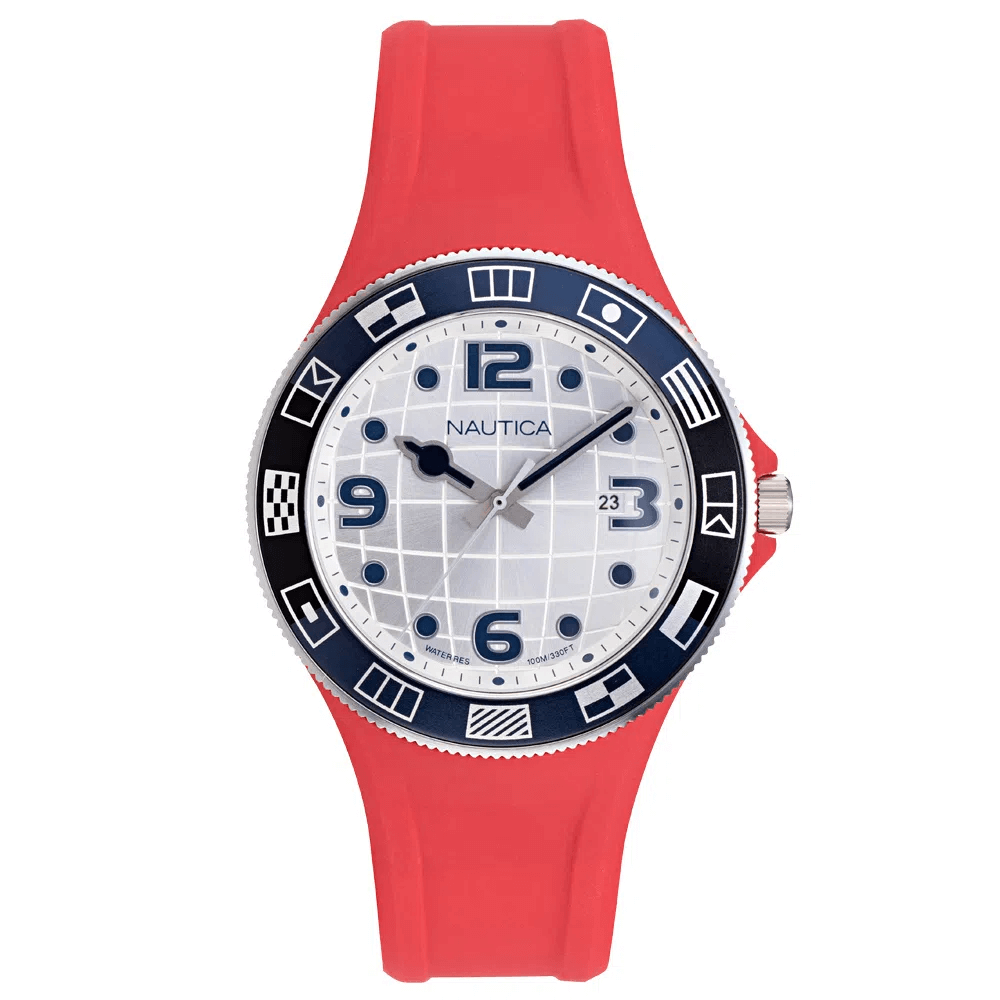 Nautica Men's Watch Lummus Beach Red NAPLBS902-GR8 Sunglasses