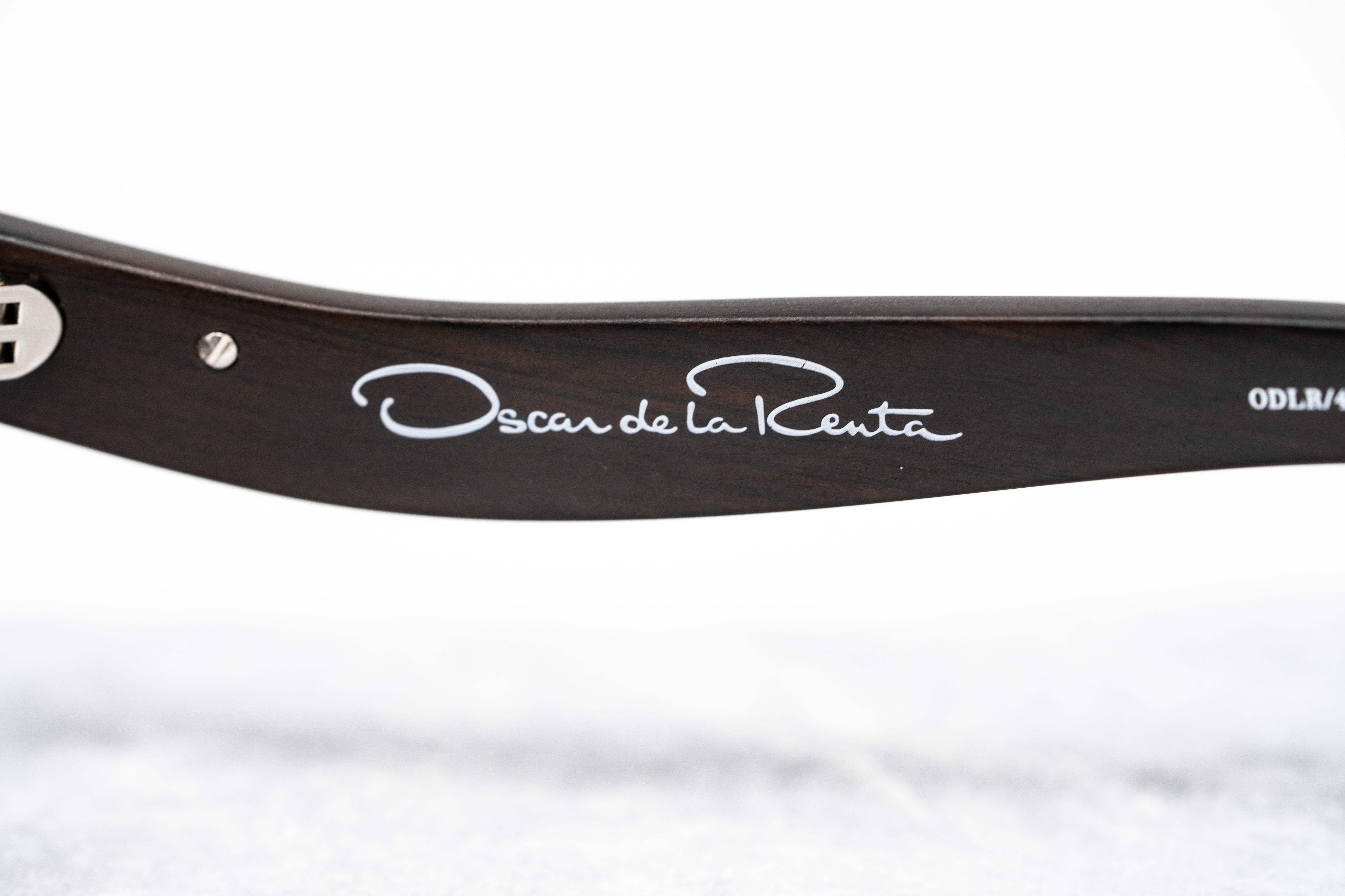 Oscar De La Renta Sunglasses Oval Ivory and Grey-GR8 Sunglasses