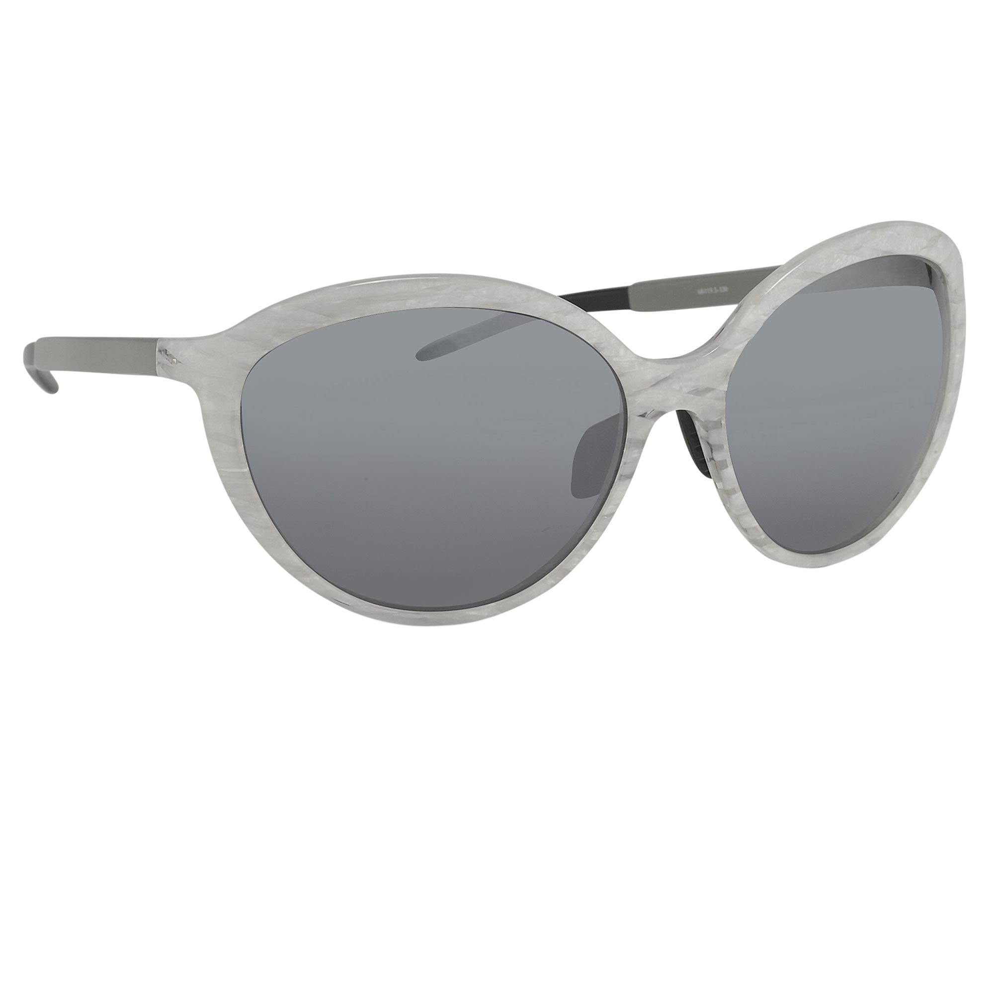 Prabal Gurung Sunglasses Oversized White and Grey-GR8 Sunglasses