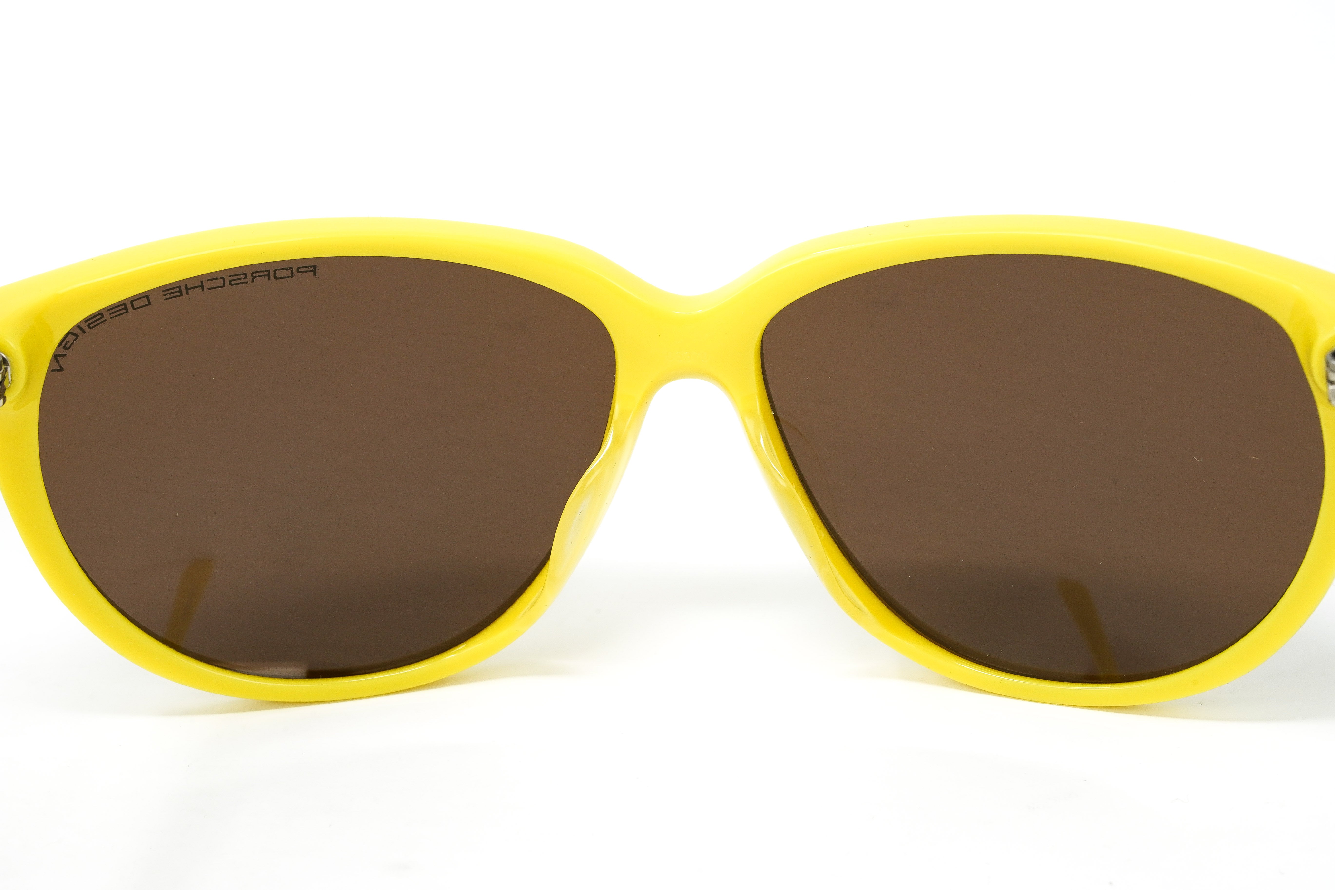 Porsche Design Women's Oversized Yellow P8588-C-6113-135-V782-E52-GR8 Sunglasses