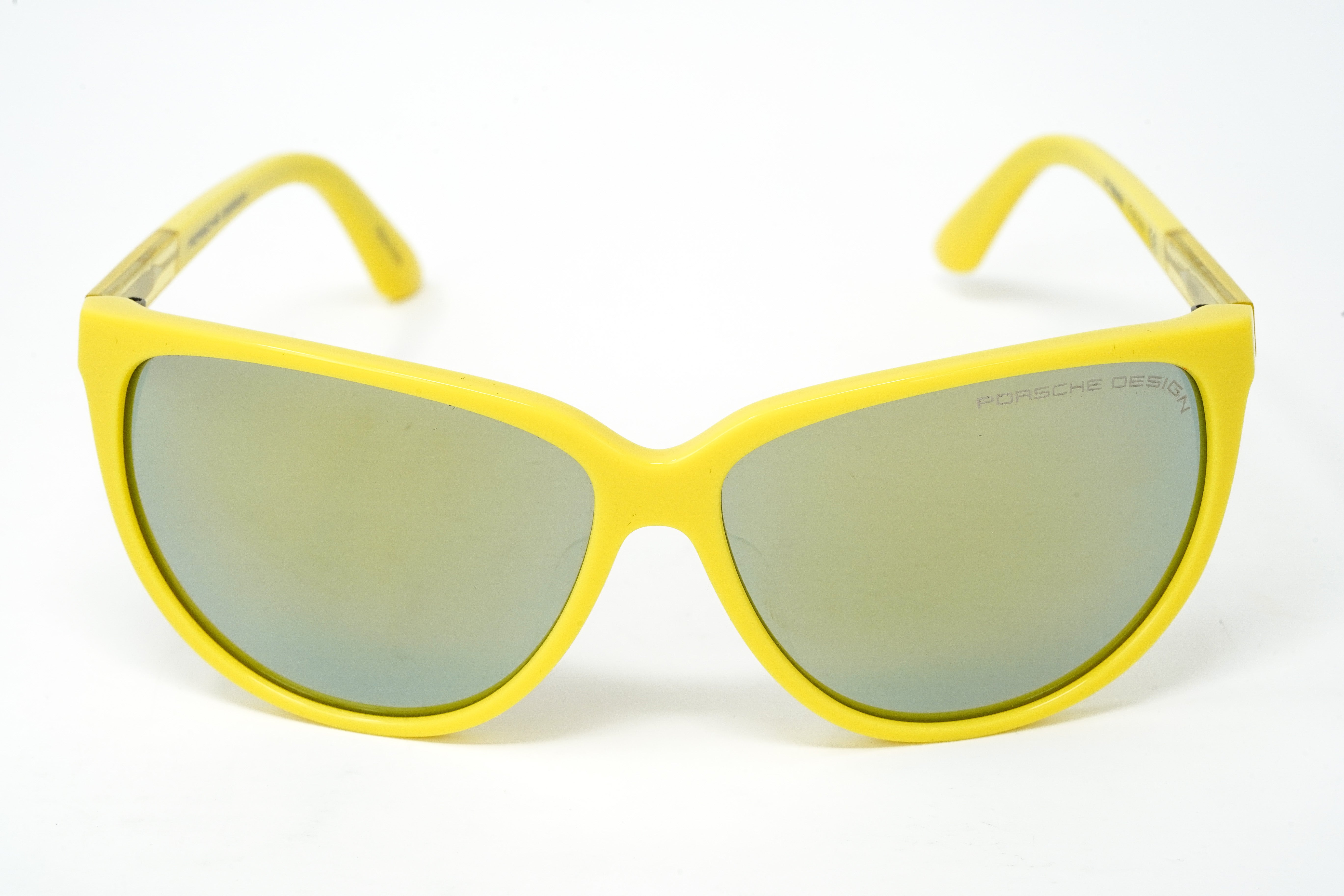Porsche Design Women's Oversized Yellow P8588-C-6113-135-V782-E52-GR8 Sunglasses