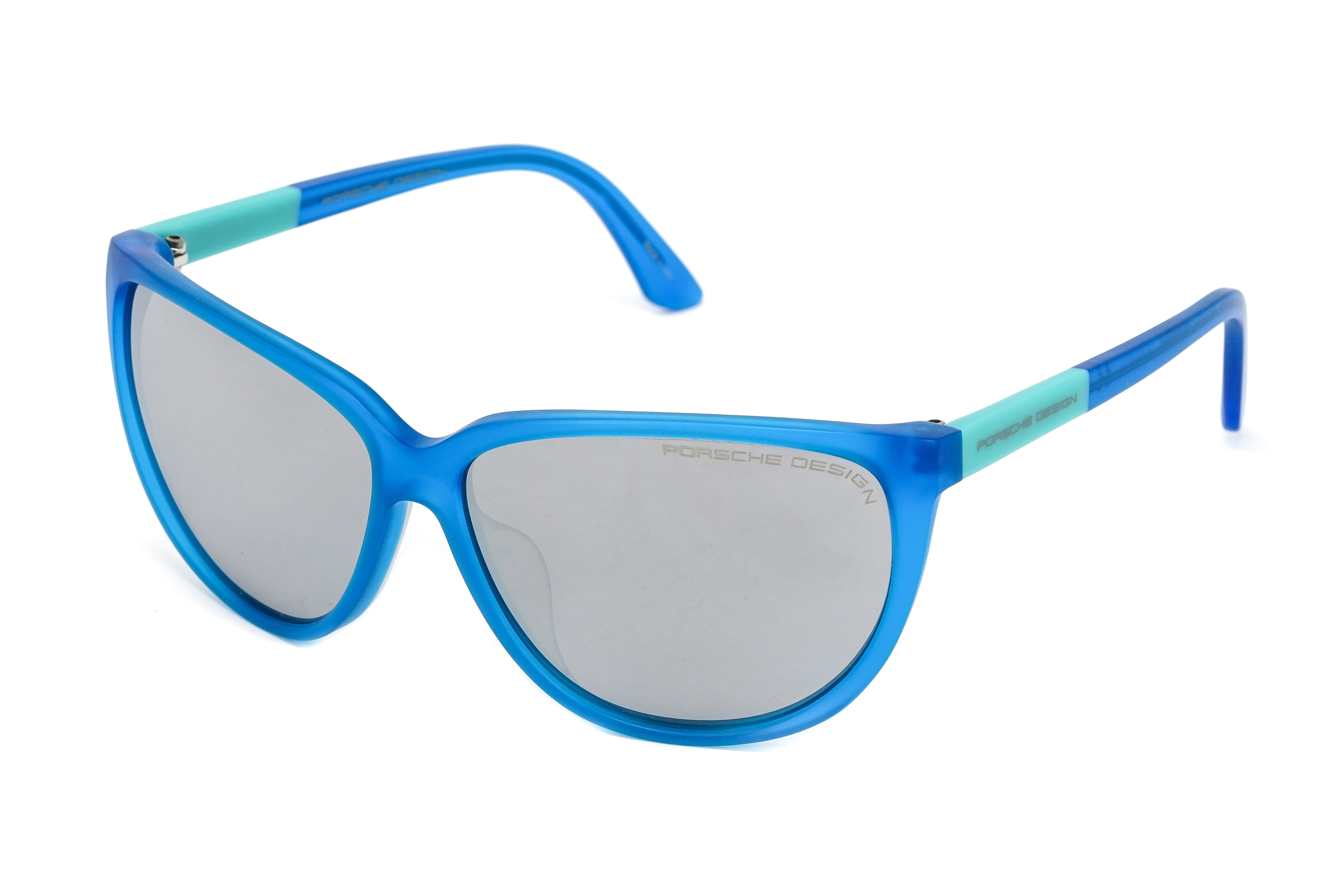 Porsche Design Women's Oversized Blue Mirror P8588-E-6113-135-V779-E89-GR8 Sunglasses