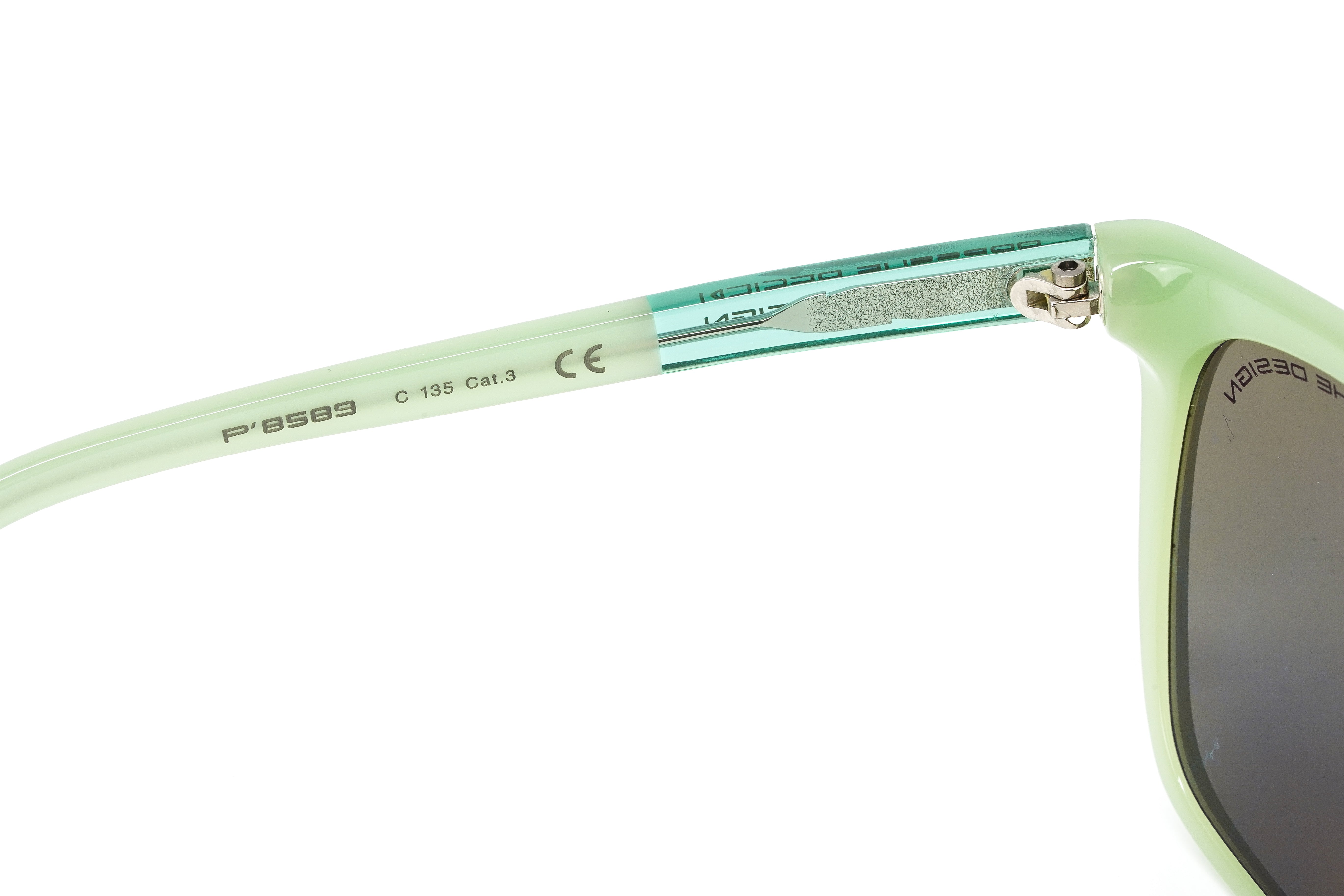 Porsche Design Women's Oversized Green P8589-C-6015-135-V371-E52-GR8 Sunglasses