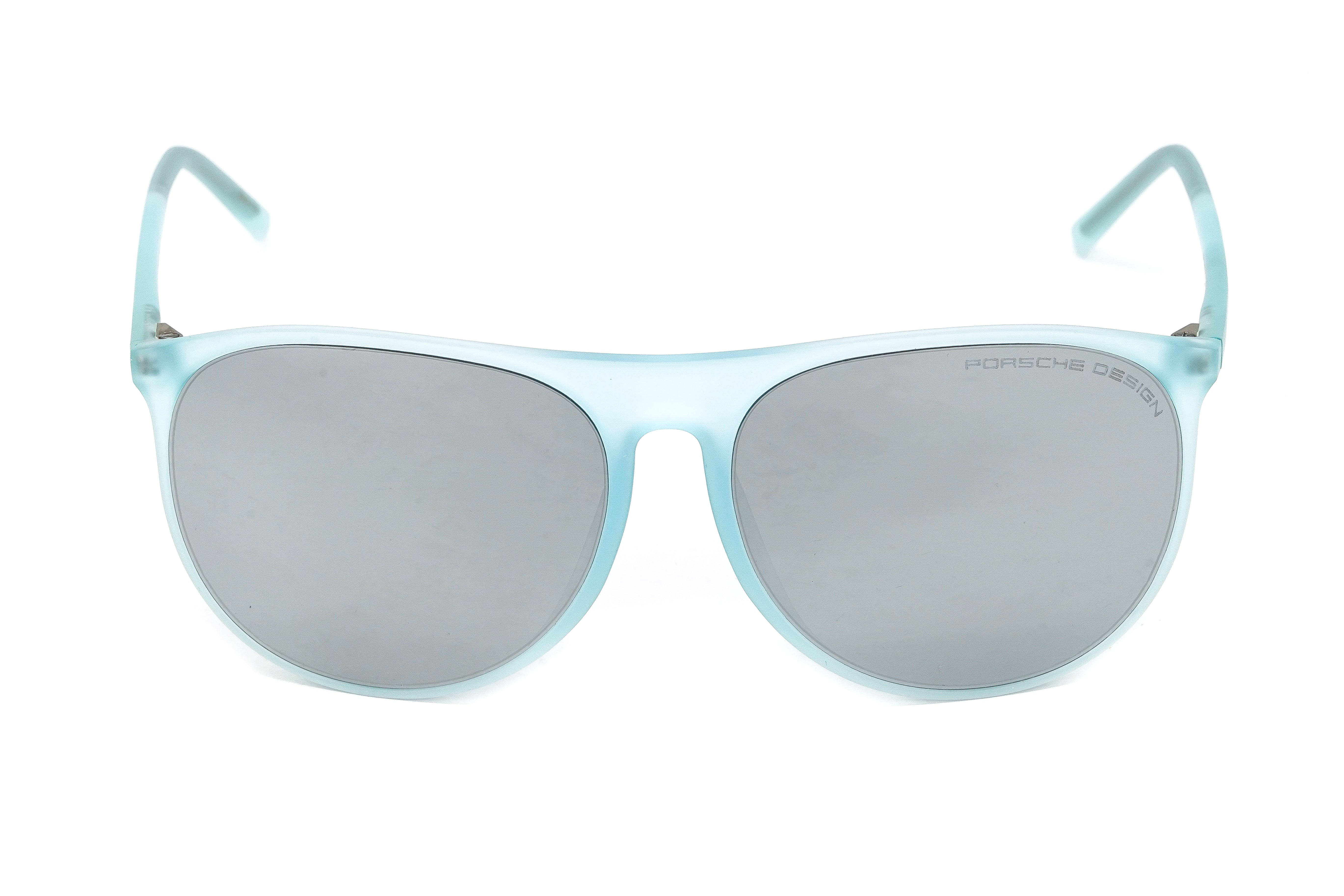 Porsche Design Unisex Sunglasses Pilot Grey Mirror Lenses P8596 D-GR8 Sunglasses