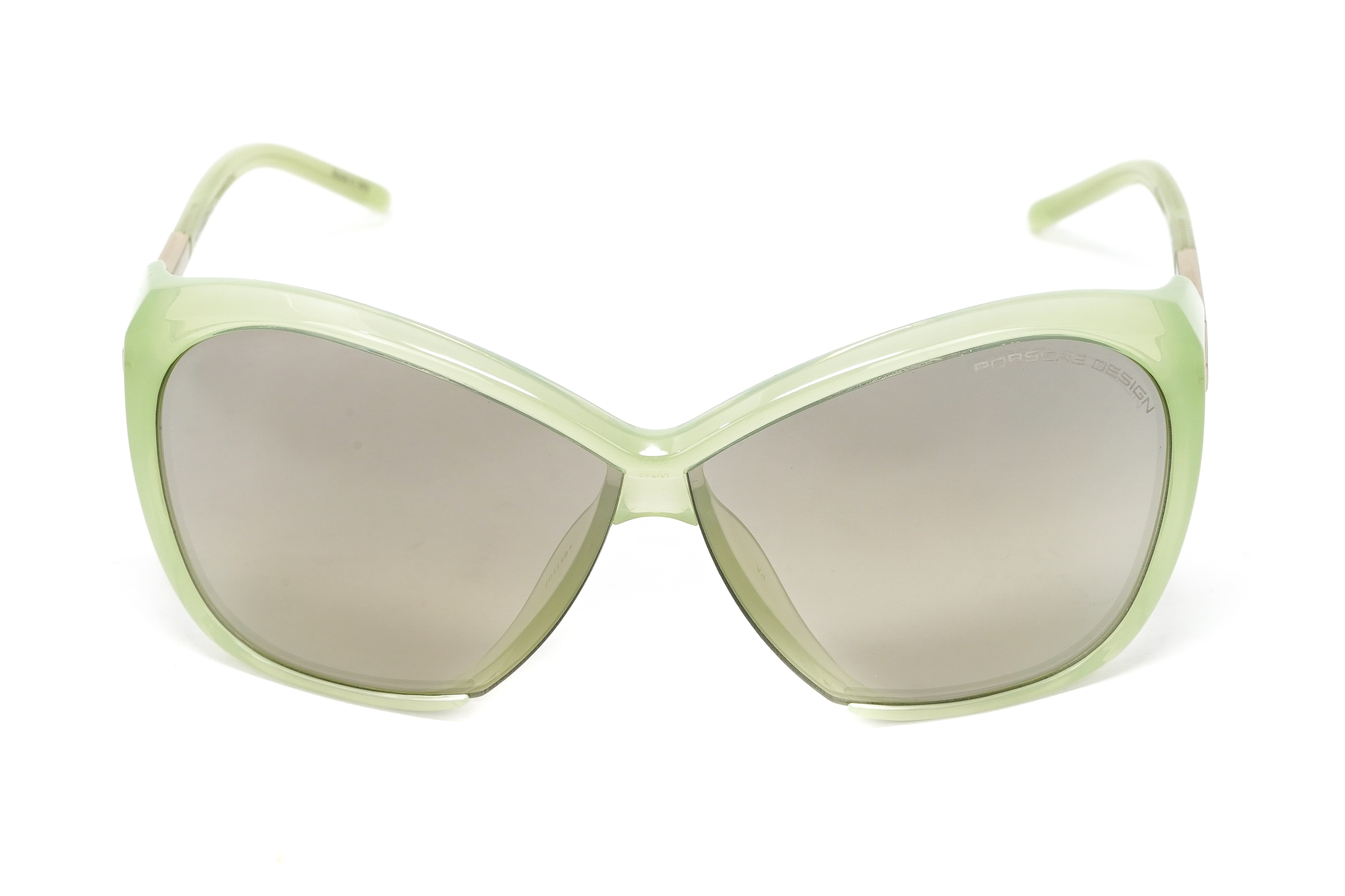 Porsche Design Ladies Sunglasses Oversized Light Green P8603 B-GR8 Sunglasses