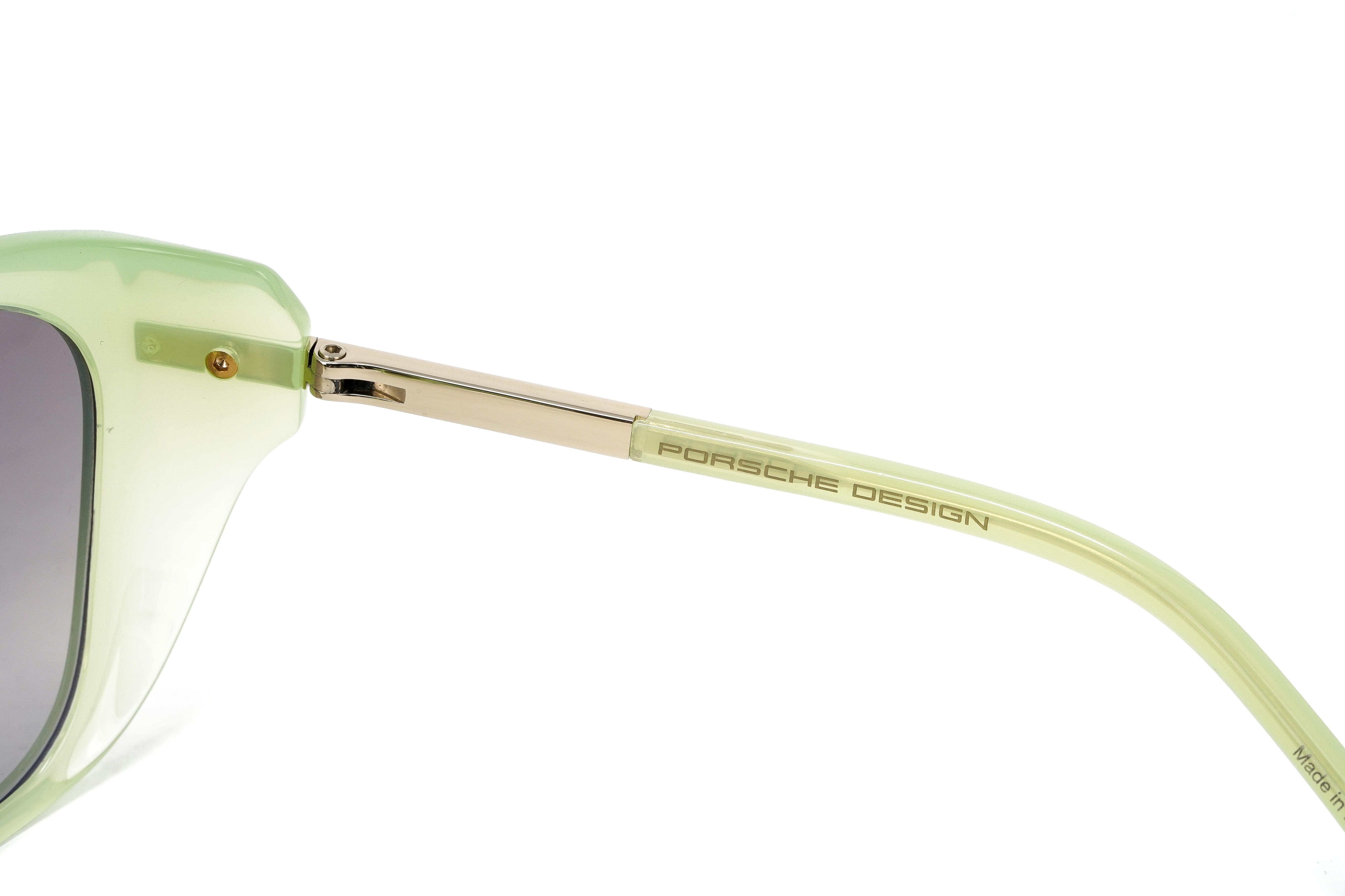 Porsche Design Ladies Sunglasses Oversized Light Green P8603 B-GR8 Sunglasses