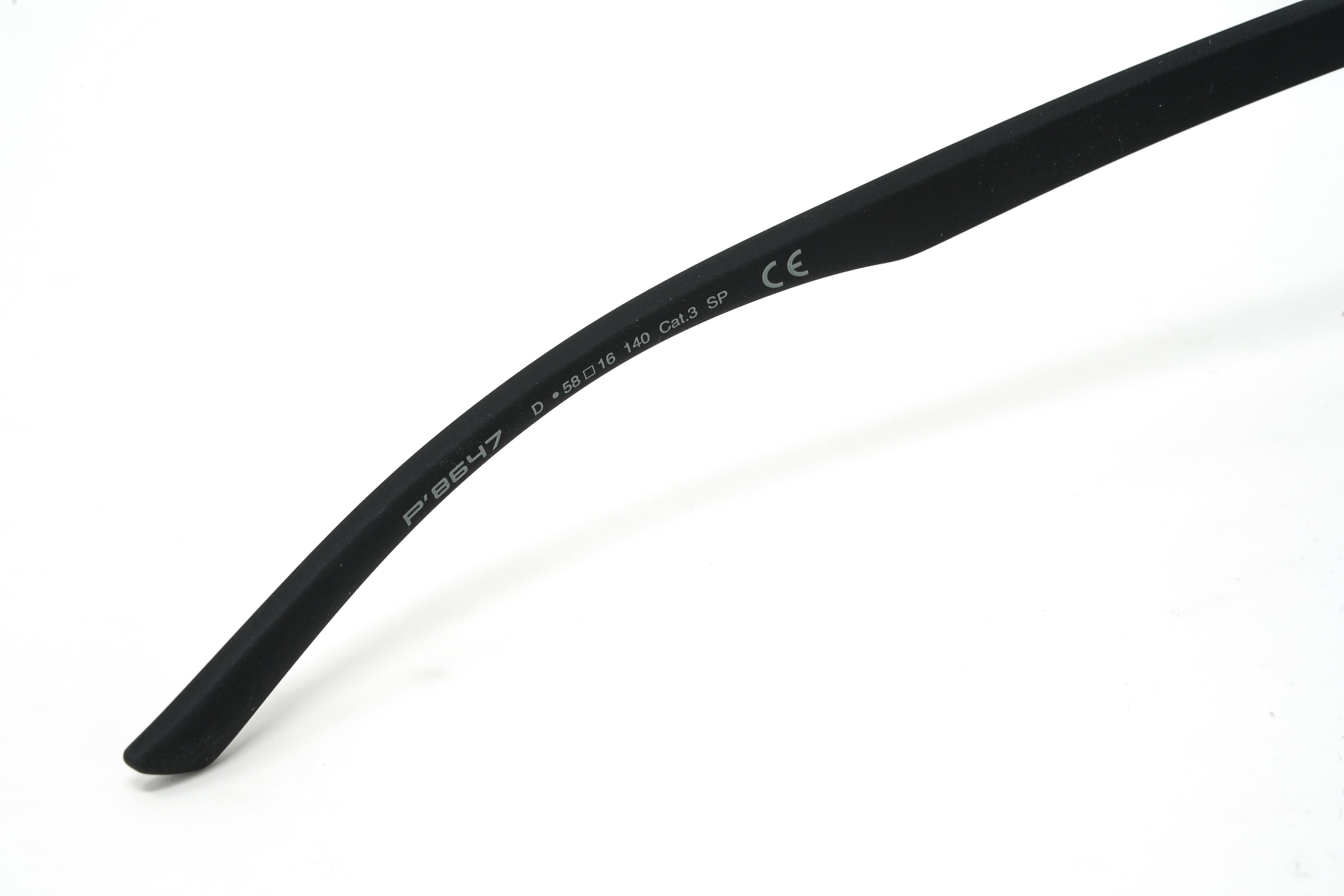 Porsche Design Men's Square Gold Titanium P864-D-GR8 Sunglasses