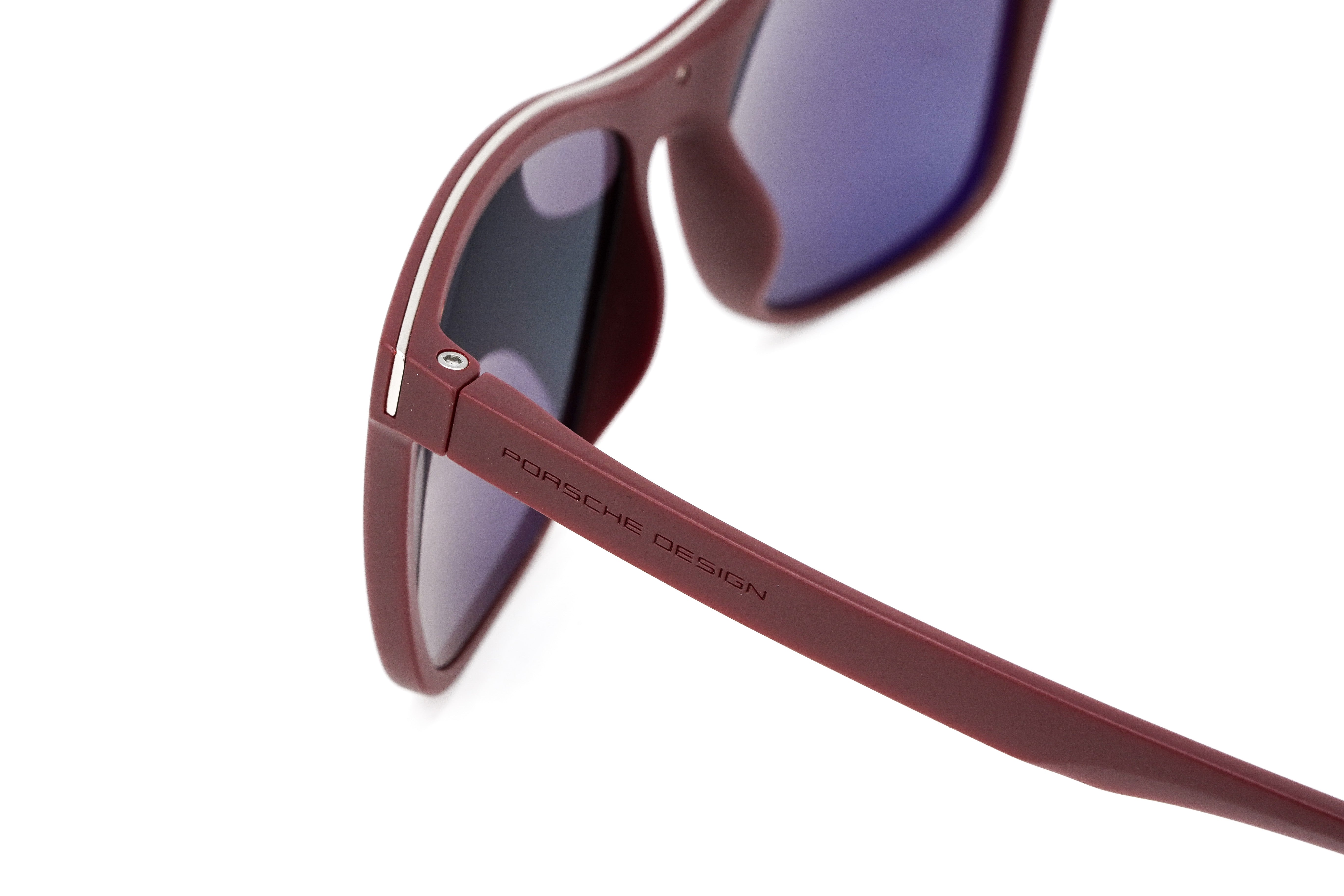 Porsche Design Men Sunglasses Rectangular Aubergine P8648 D-GR8 Sunglasses