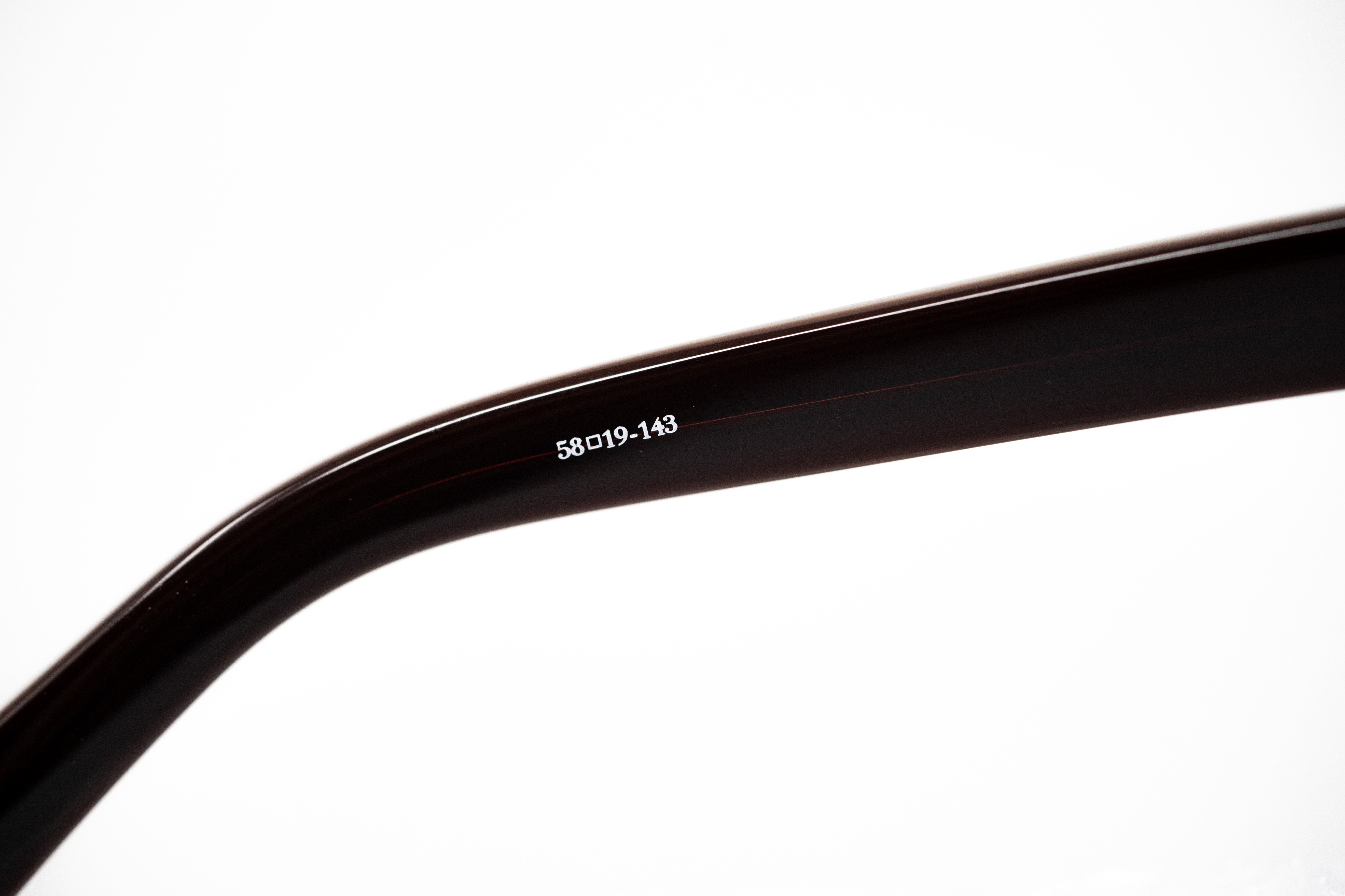 Prabal Gurung Sunglasses Square Dark Horn and Grey-GR8 Sunglasses