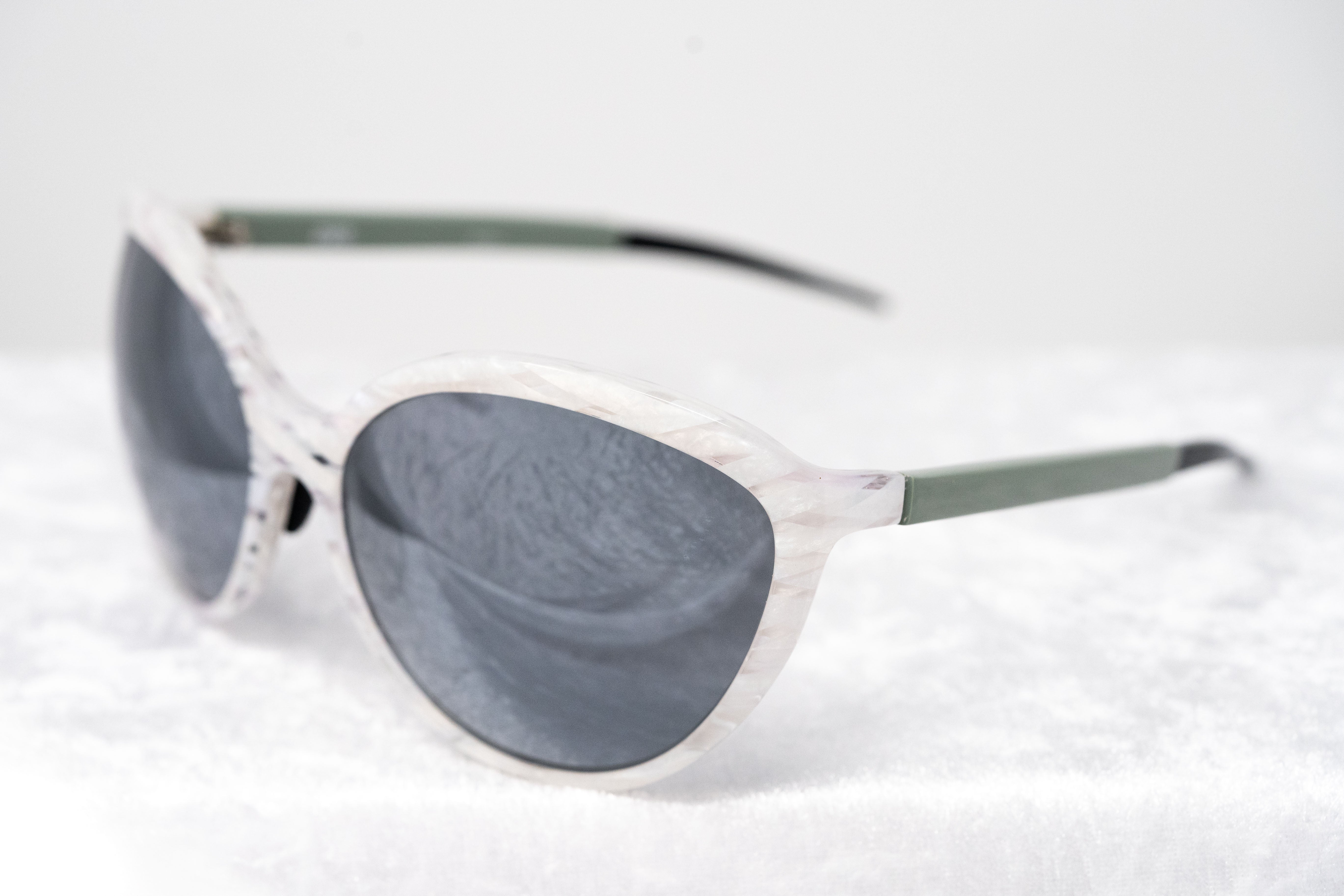 Prabal Gurung Sunglasses Oversized White and Grey-GR8 Sunglasses