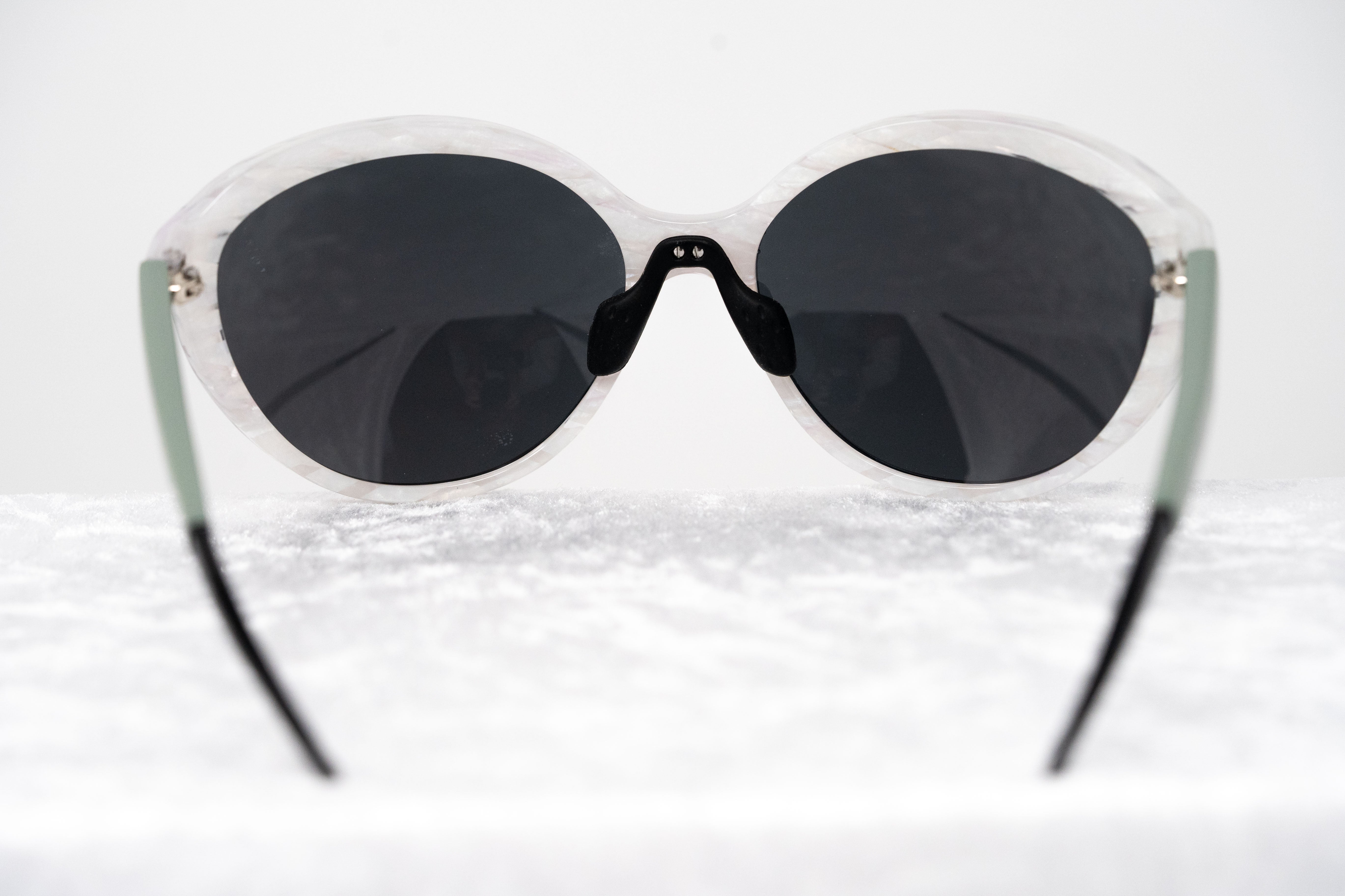 Prabal Gurung Sunglasses Oversized White and Grey-GR8 Sunglasses