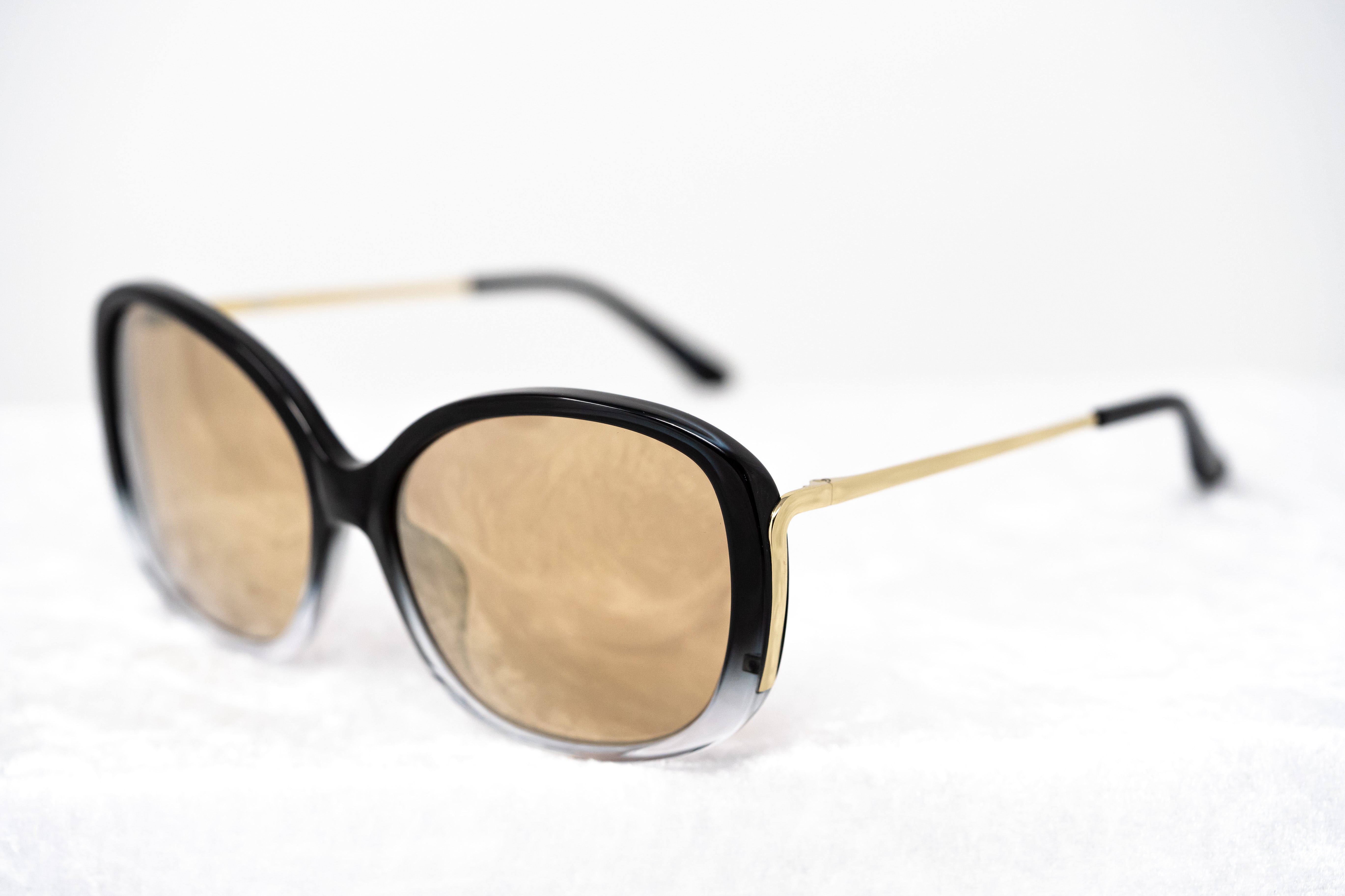 Prabal Gurung Sunglasses Oversized Black and Gold-GR8 Sunglasses