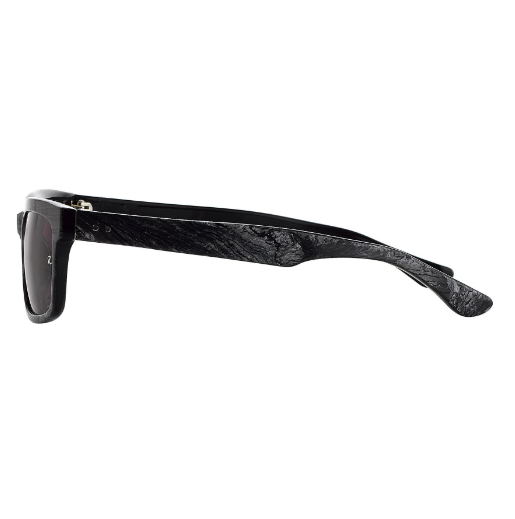 Raf Simons by Linda Farrow - Rectangular Black Texture and Grey Lenses-GR8 Sunglasses