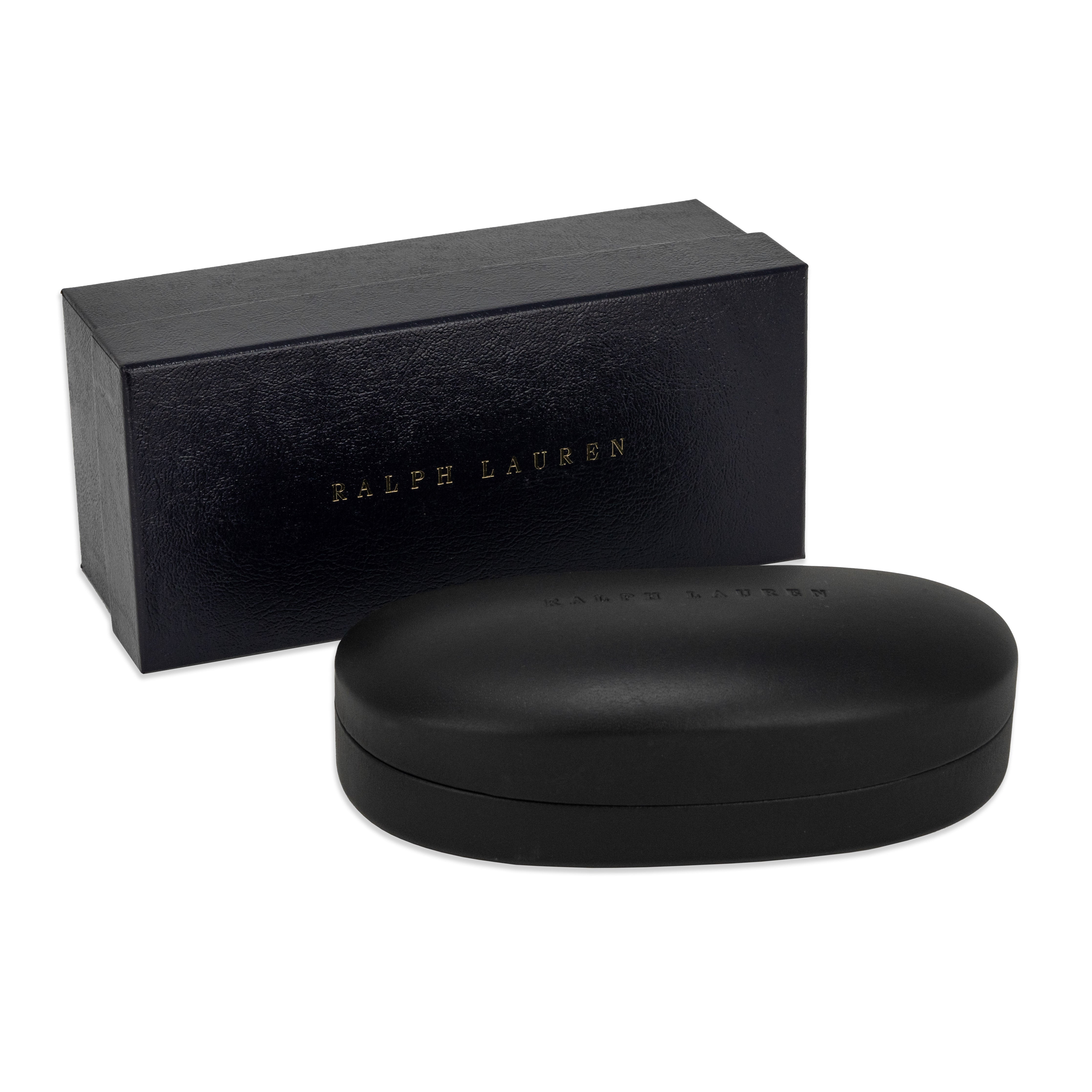 Ralph Lauren Women's Sunglasses Browline Black/Gold RL7061 93528G-GR8 Sunglasses