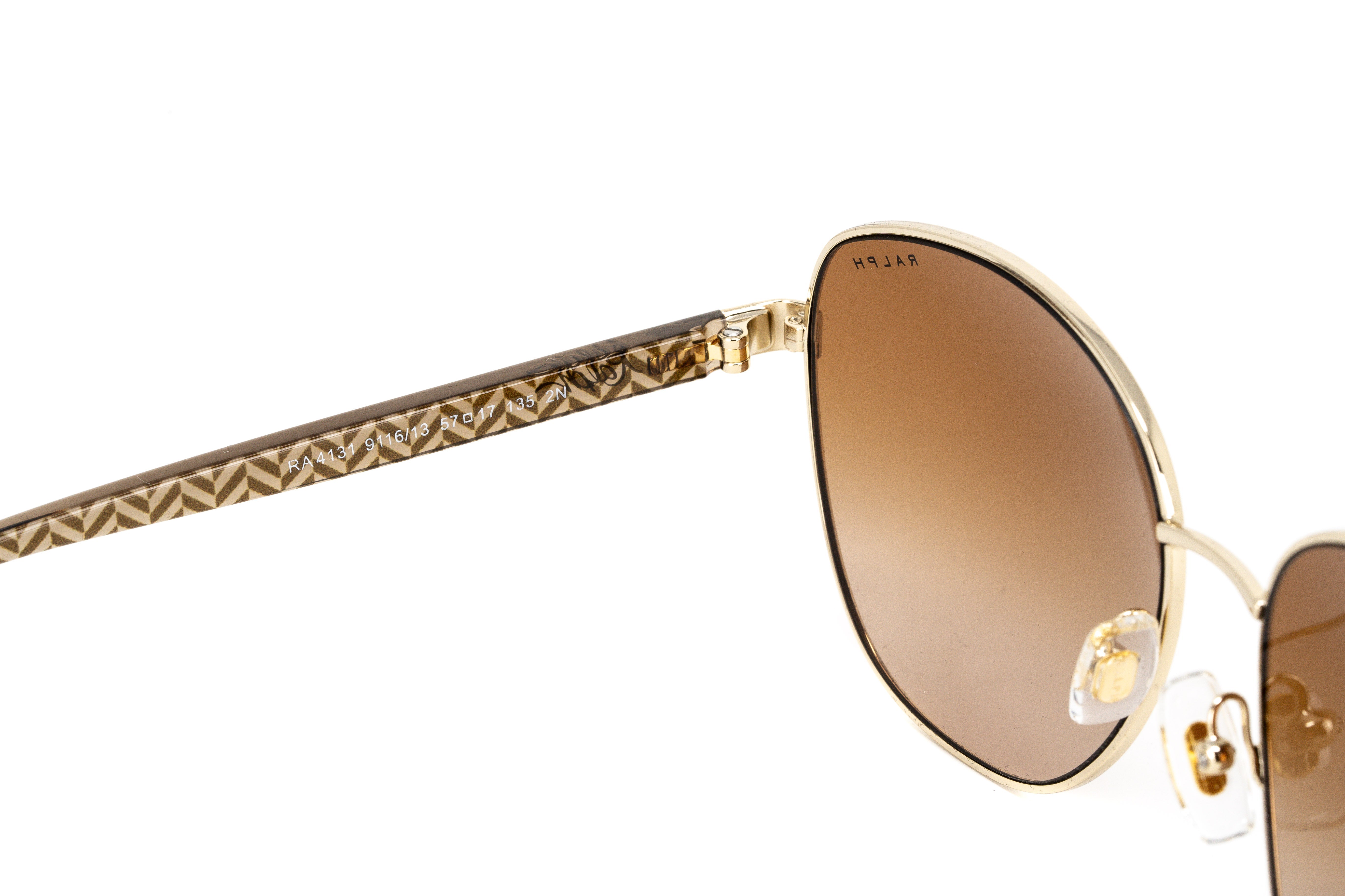 Ralph by Ralph Lauren Women's Sunglasses Square Brown RA4131 911613-GR8 Sunglasses