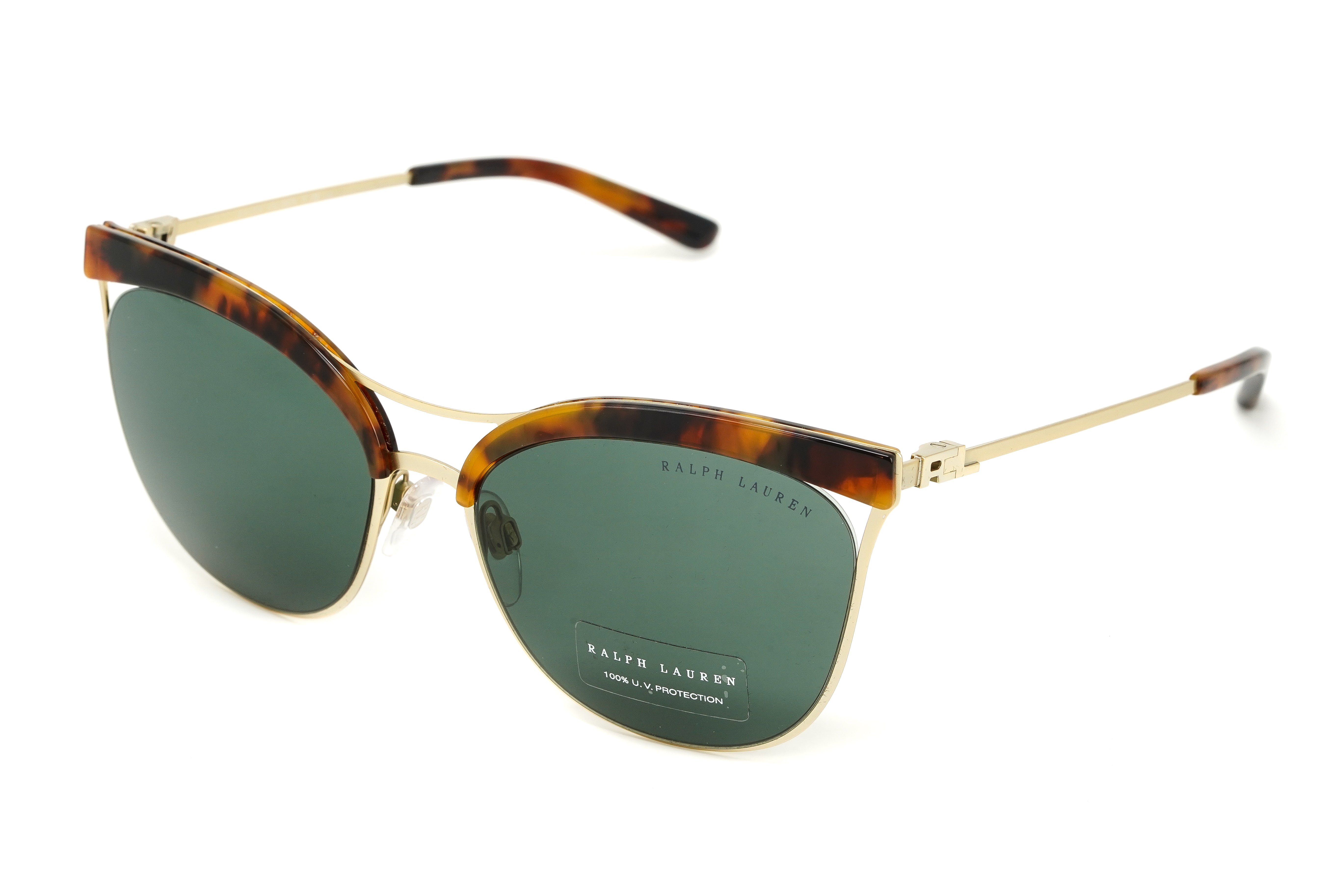Ralph Lauren Women's Sunglasses Browline Tortoise/Gold RL7061 935471-GR8 Sunglasses