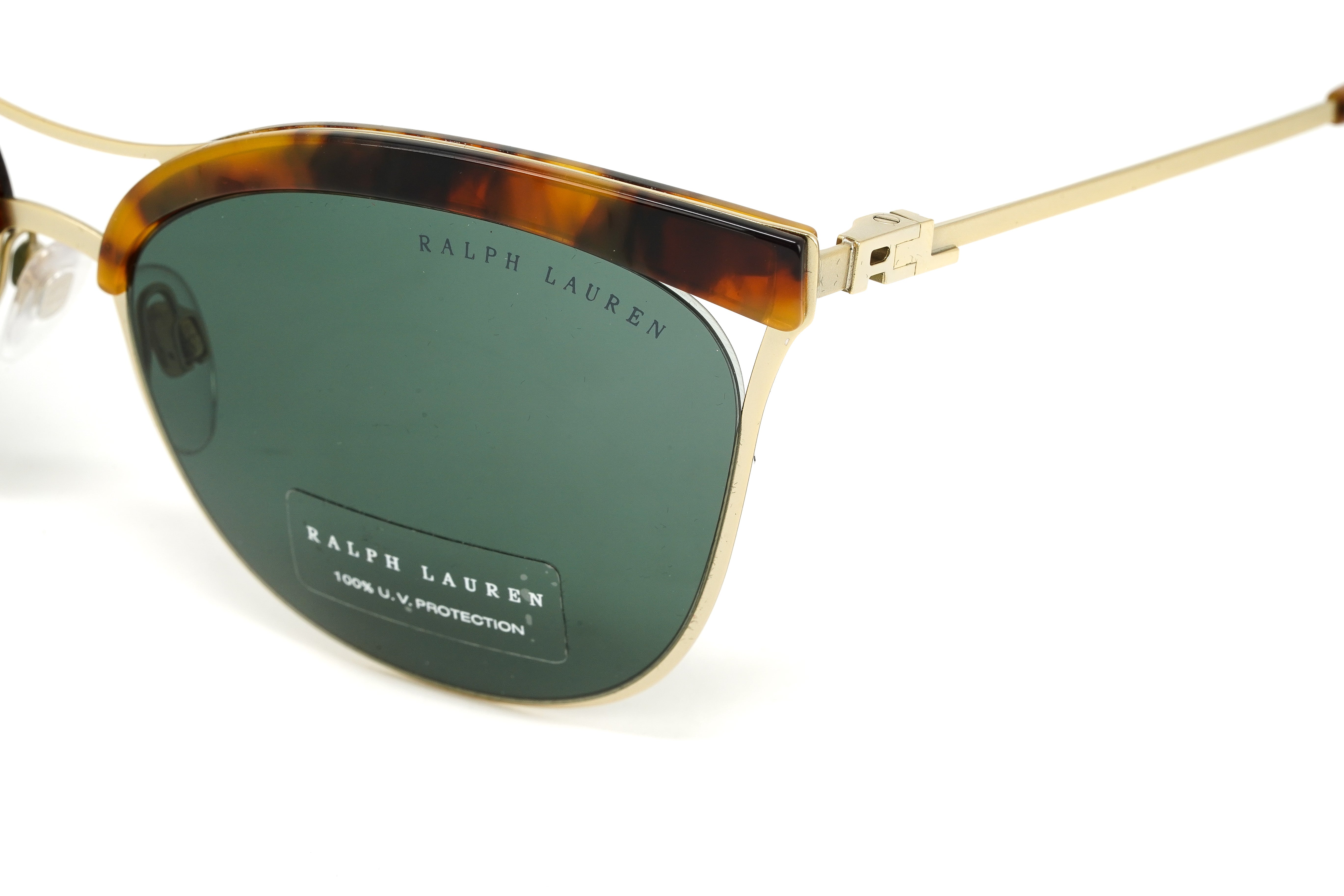 Ralph Lauren Women's Sunglasses Browline Tortoise/Gold RL7061 935471-GR8 Sunglasses