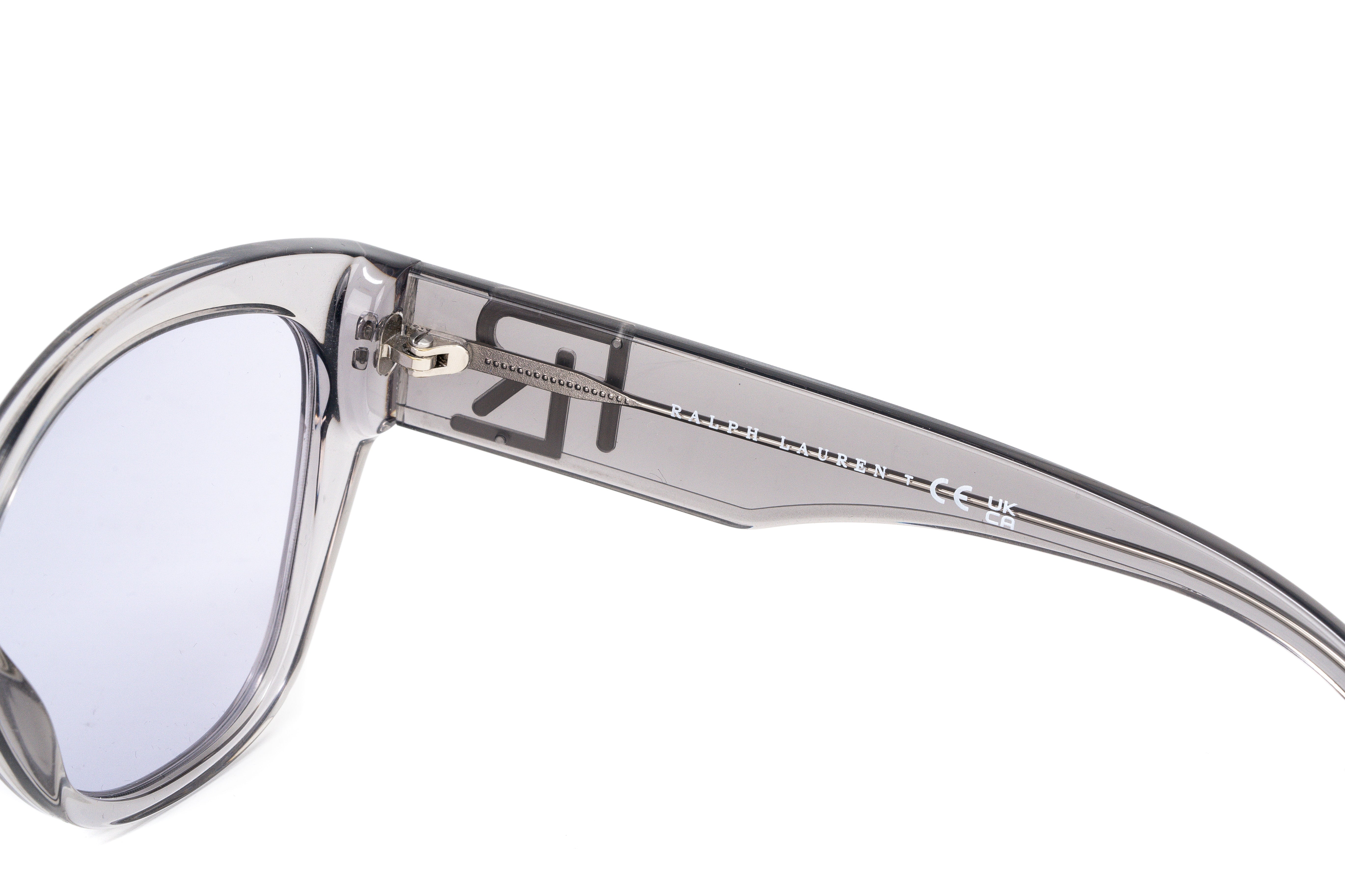 Ralph Lauren Women's Sunglasses Butterfly Clear/Grey RL8168 57041A-GR8 Sunglasses