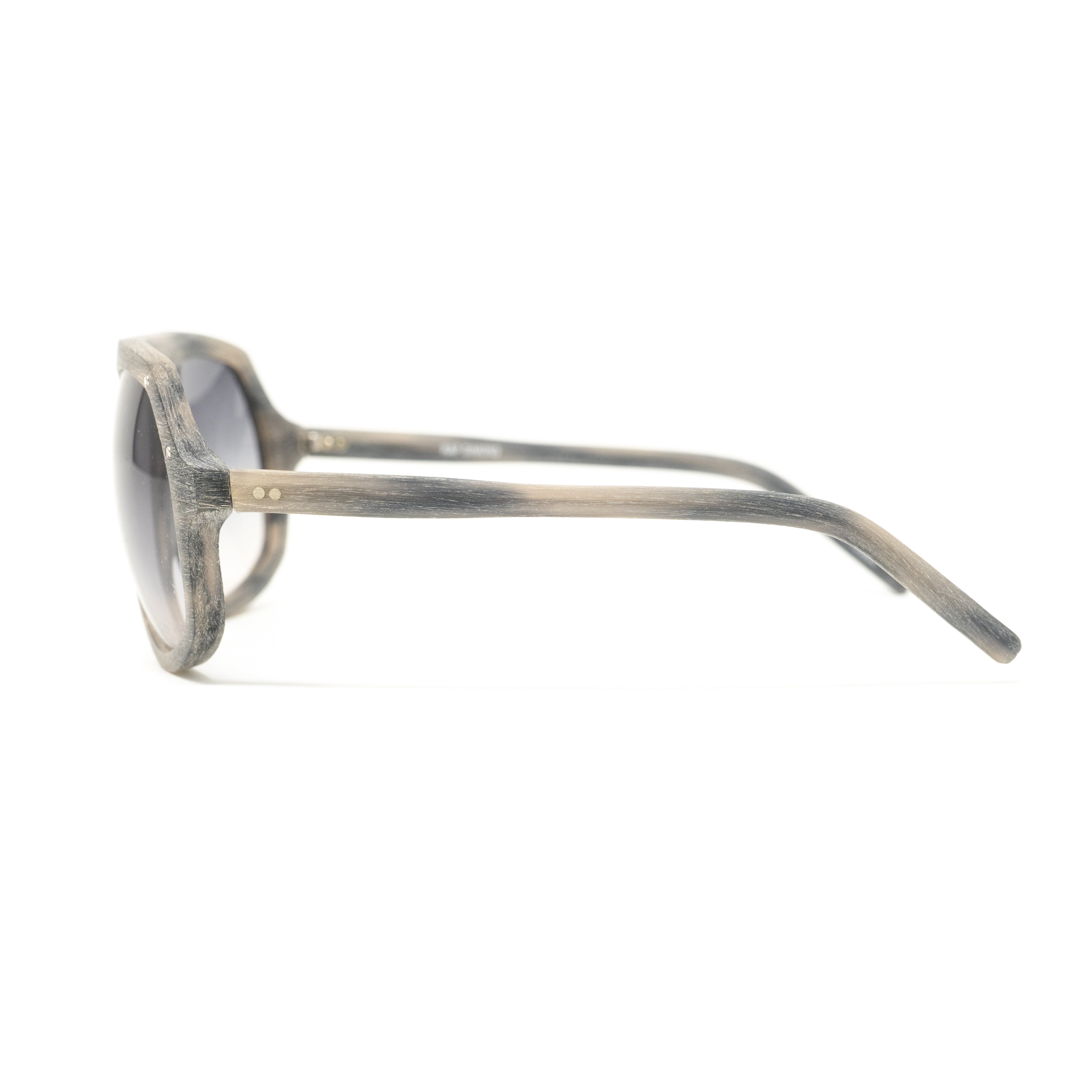 Raf Simons by Linda Farrow - Shield Brown Blue and Grey Lenses-GR8 Sunglasses