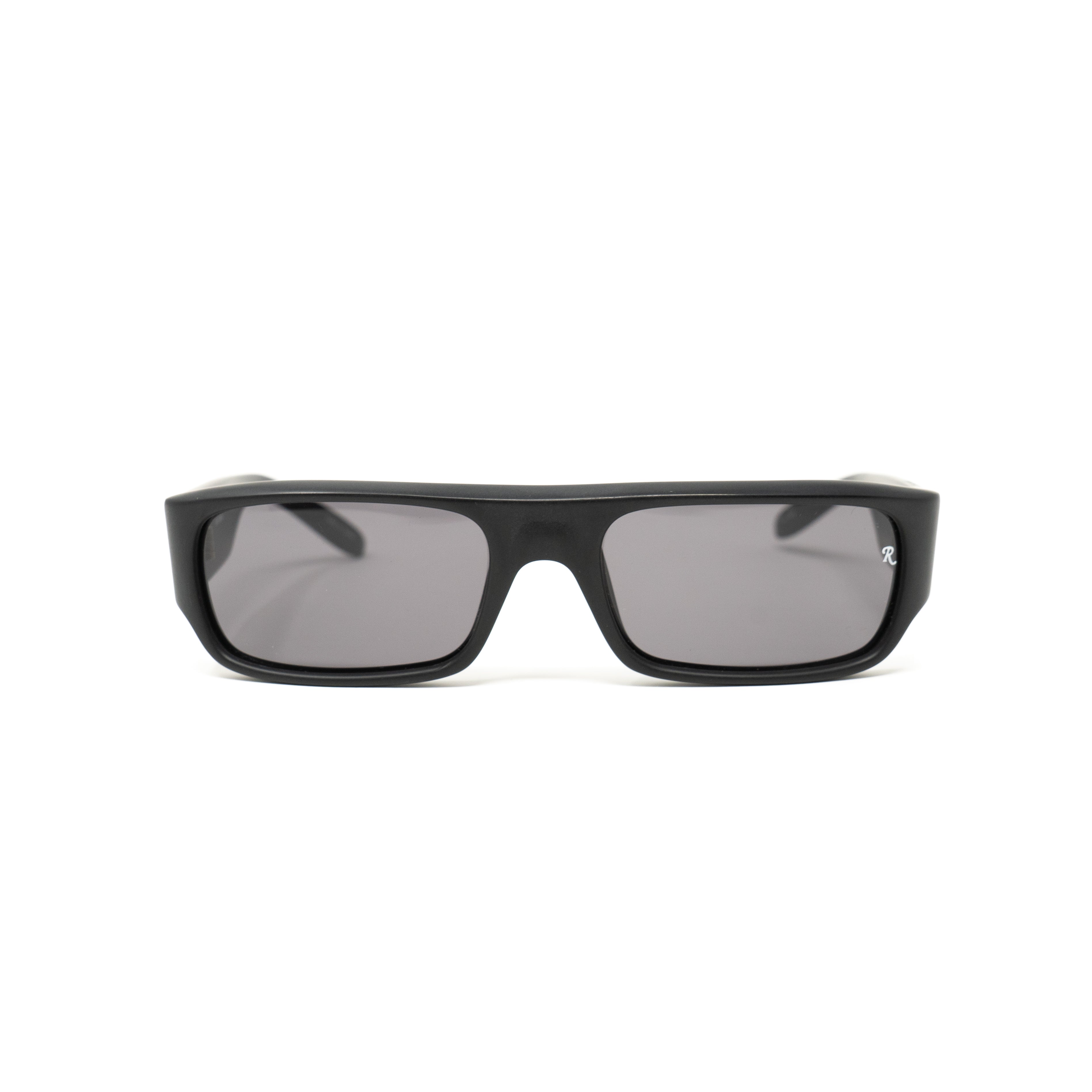 Raf Simons by Linda Farrow - Flat Top Matte Black and Grey Lenses-GR8 Sunglasses