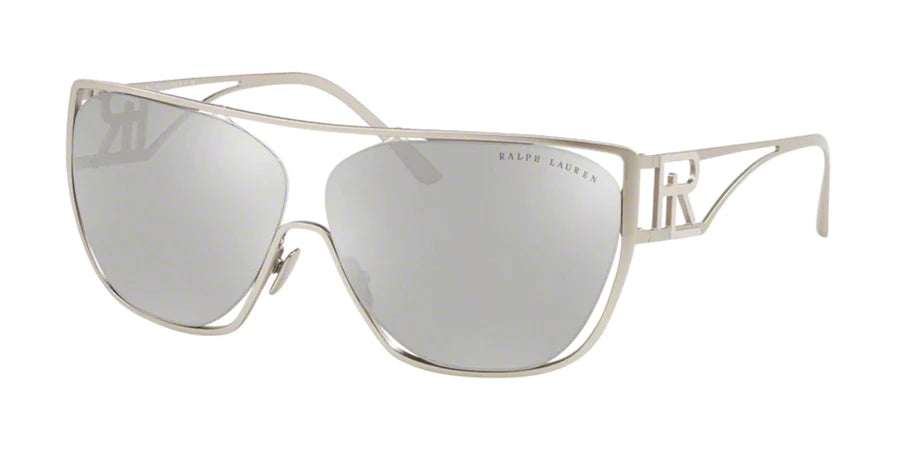Ralph Lauren Women's Sunglasses Shield Silver RL7063 90016G-GR8 Sunglasses
