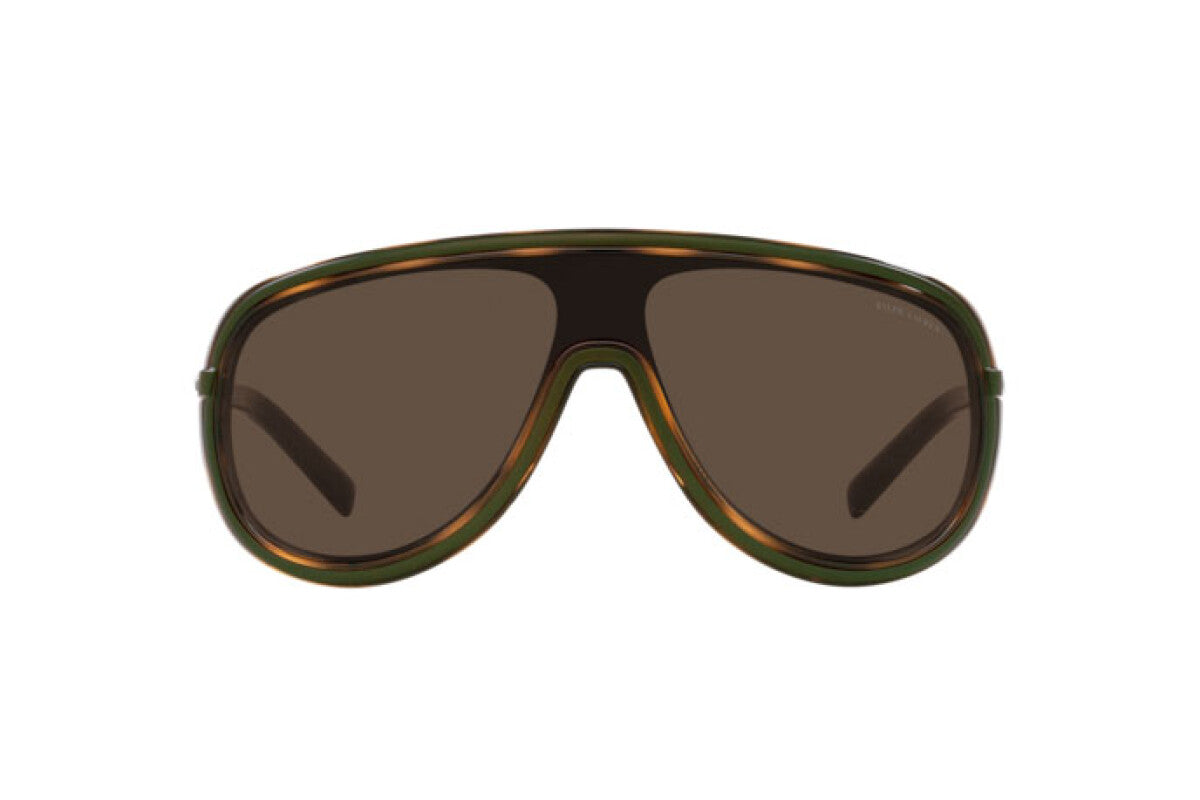 Ralph Lauren Men's Sunglasses Shield Tortoise/Green RL7069 900573-GR8 Sunglasses