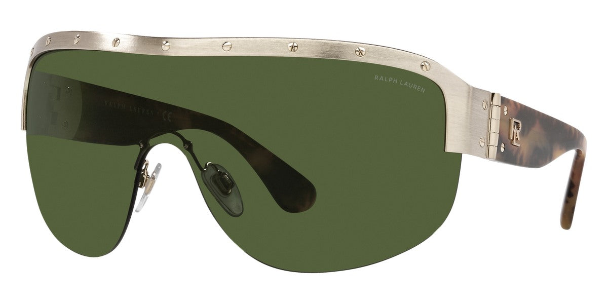 Ralph Lauren Women's Sunglasses Shield Tortoise/Green RL7070 911671-GR8 Sunglasses