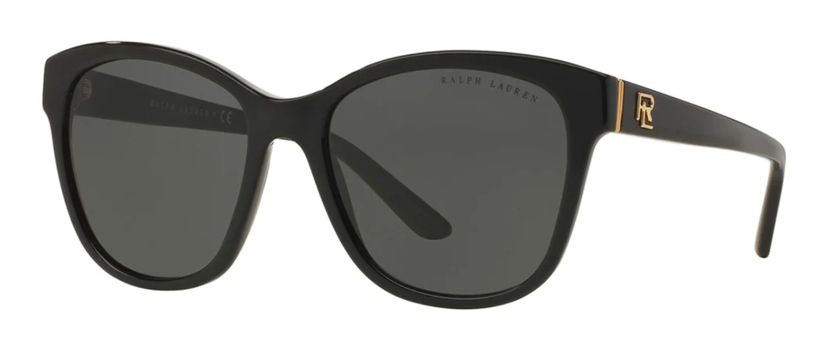 Ralph Lauren Women's Sunglasses Oversized Square Black RL8143 500187-GR8 Sunglasses