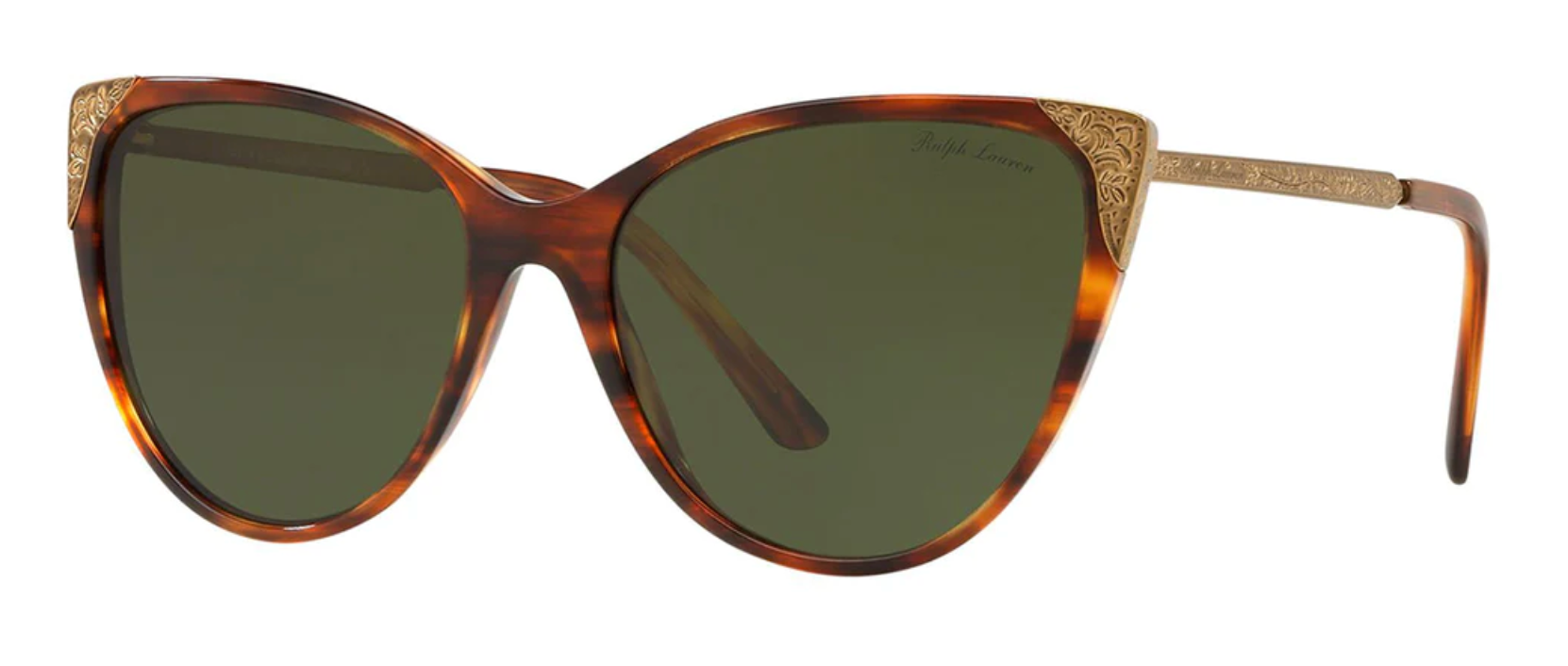Ralph Lauren Women's Sunglasses Cat Eye Tortoise RL8172 500771-GR8 Sunglasses