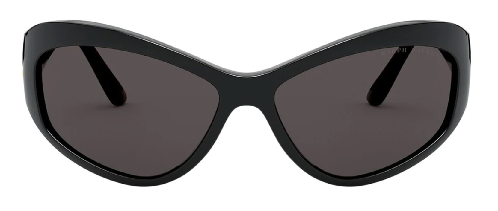 Ralph Lauren Women's Sunglasses Wraparound Black RL8179 579187-GR8 Sunglasses