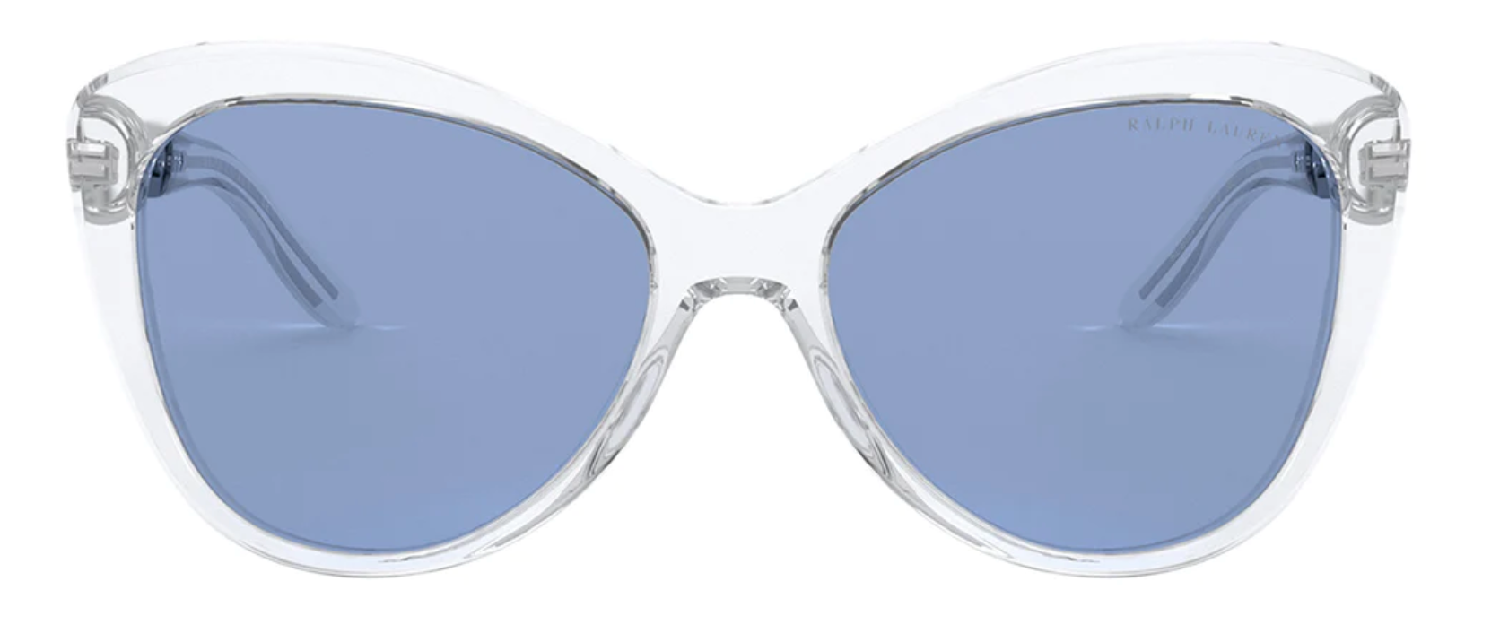 Ralph Lauren Women's Sunglasses Butterfly Clear/Blue RL8184 500272-GR8 Sunglasses