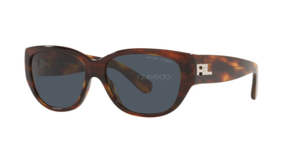 Ralph Lauren Women's Sunglasses Butterfly Striped Havana RL8193 500787-GR8 Sunglasses