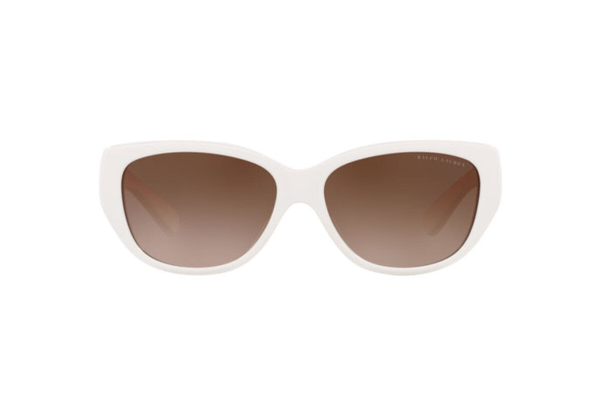Ralph Lauren Women's Sunglasses Butterfly White RL8193 554413-GR8 Sunglasses