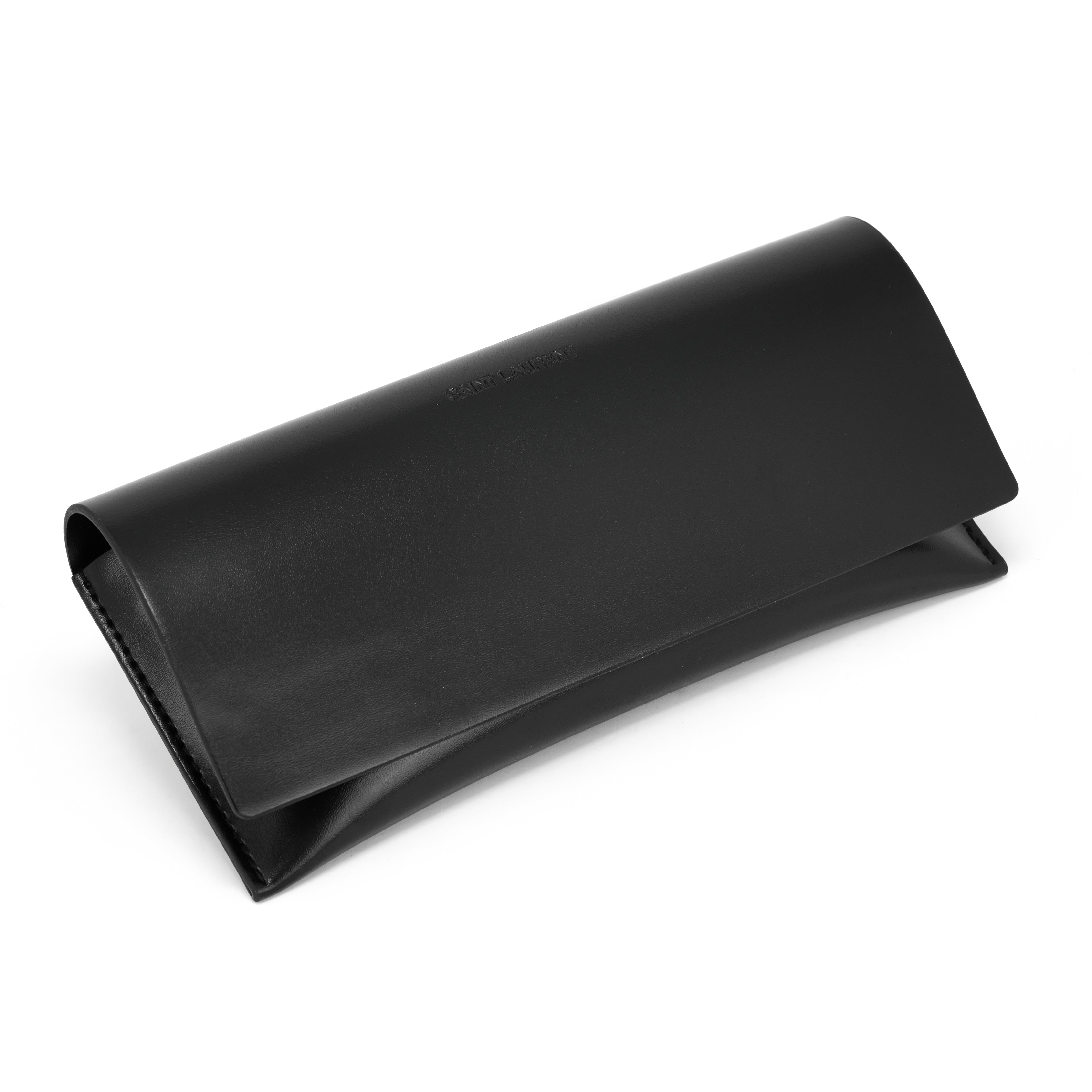 Saint Laurent Women's Sunglasses Rectangular Cat Eye Tortoise SL 369 KATE-002 58-GR8 Sunglasses