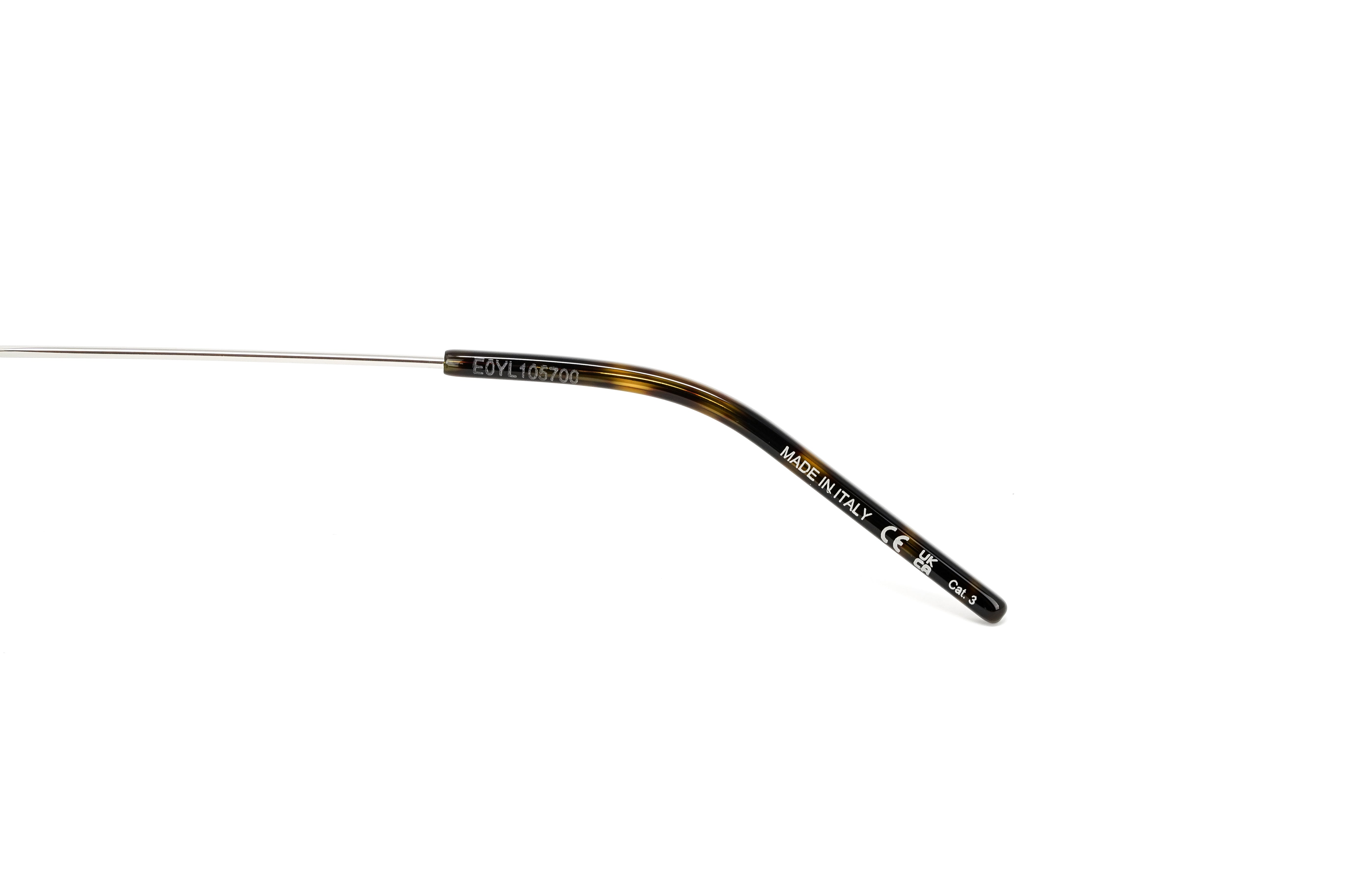 Saint Laurent Men's Sunglasses Irregular Rimless Silver/Grey SL 422-003 52-GR8 Sunglasses