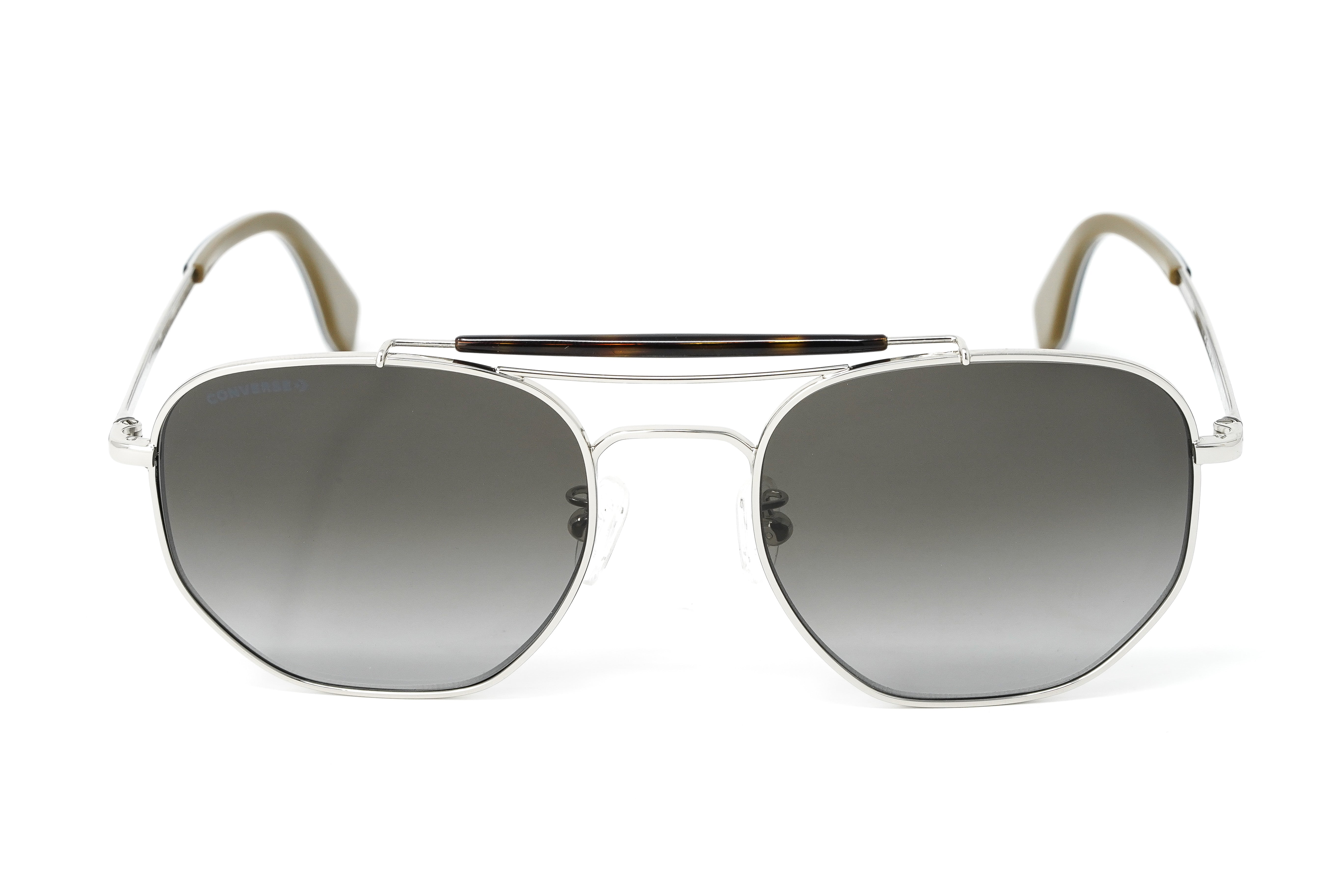 Converse Unisex Sunglasses Square Steel and Grey SCO138 0579-GR8 Sunglasses