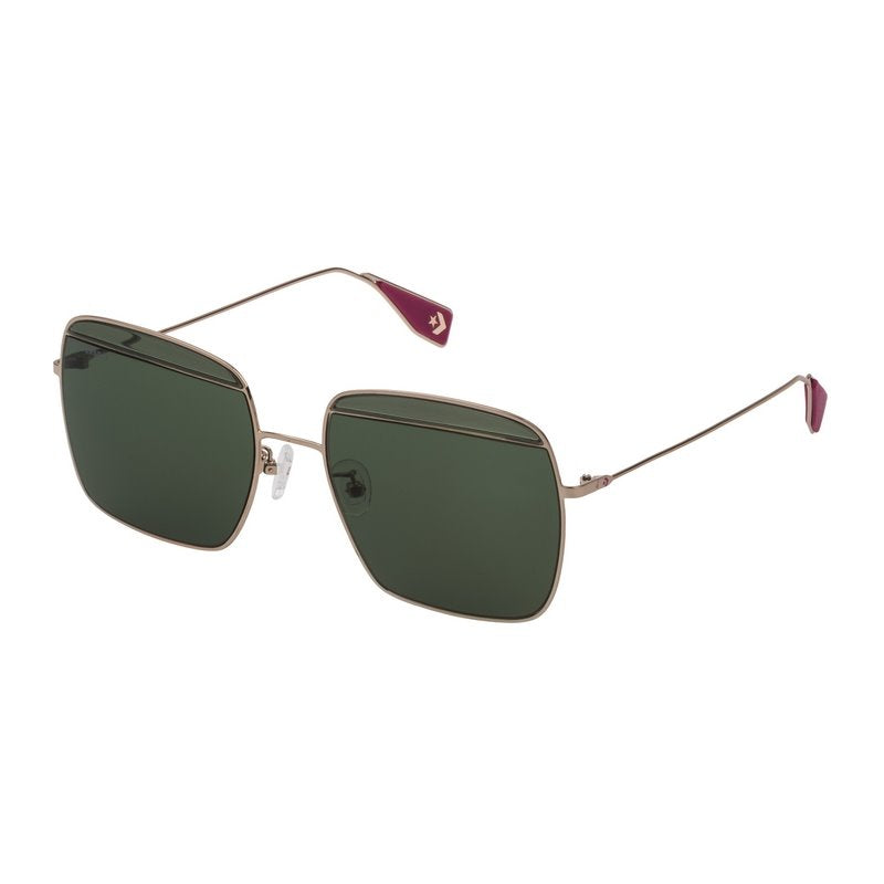 Converse Women's Sunglasses Square Bronze and Green SCO148 8FEY-GR8 Sunglasses