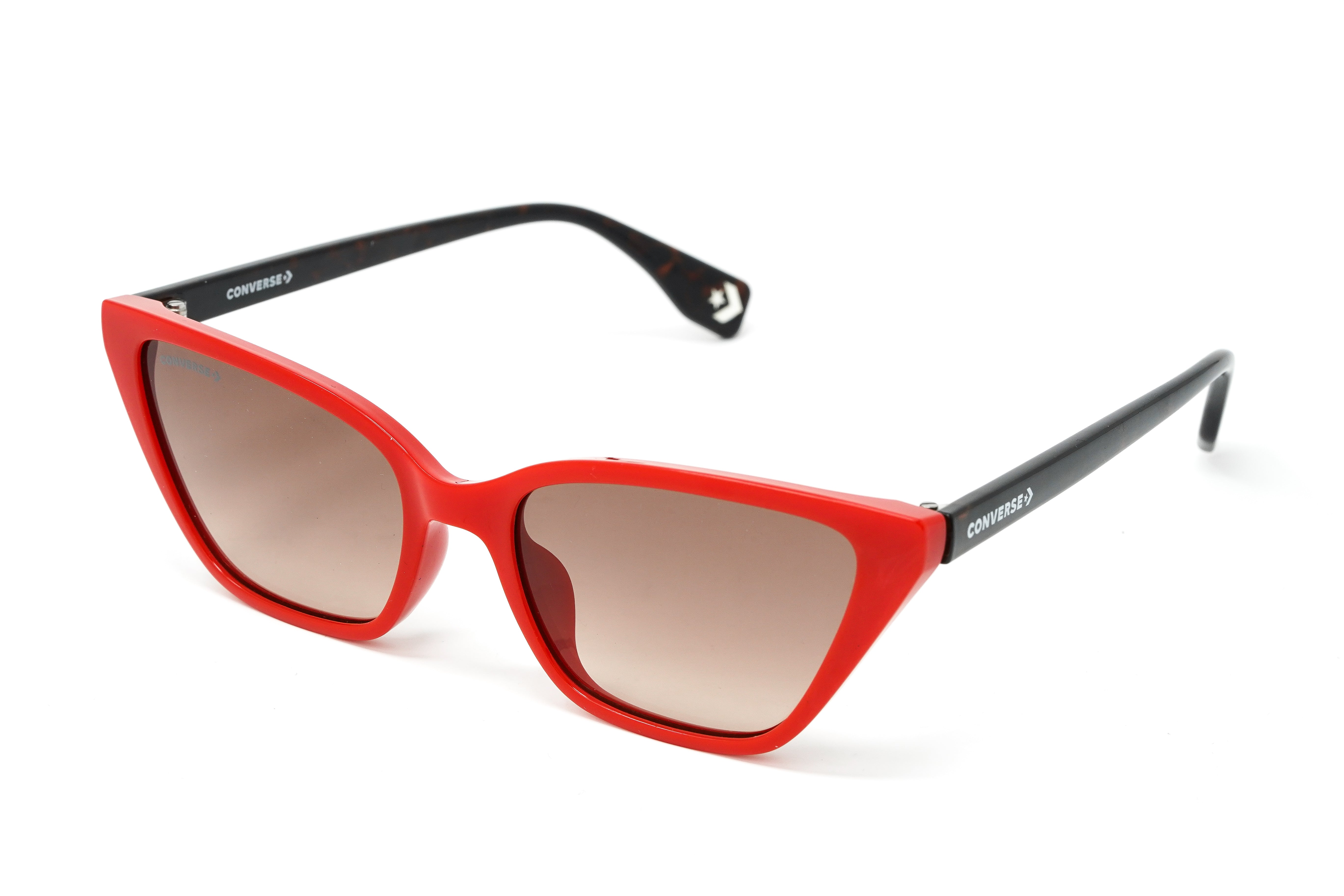 Converse Women's Sunglasses Cat Eye Red SCO197 07FU-GR8 Sunglasses