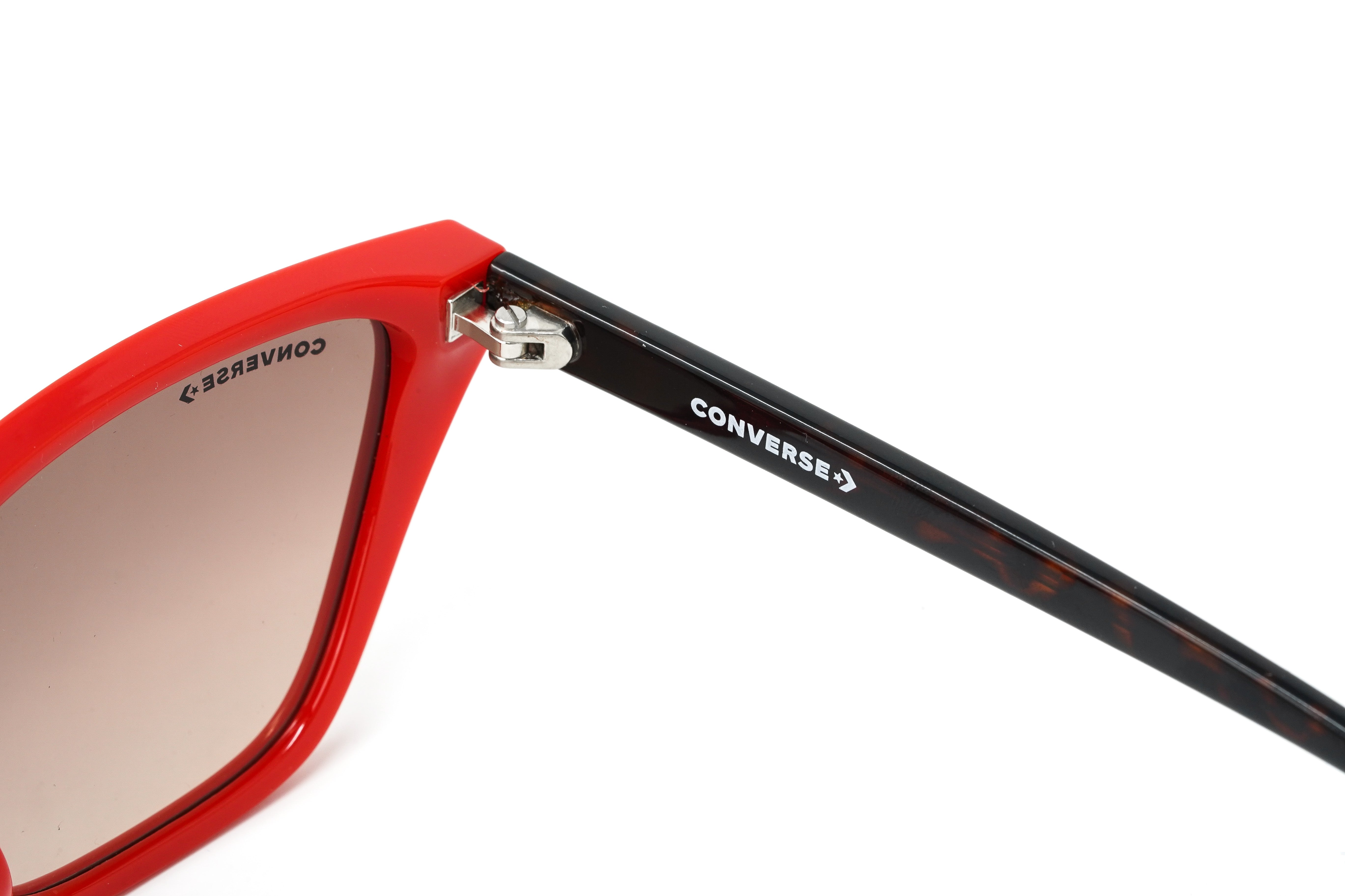 Converse Women's Sunglasses Cat Eye Red SCO197 07FU-GR8 Sunglasses