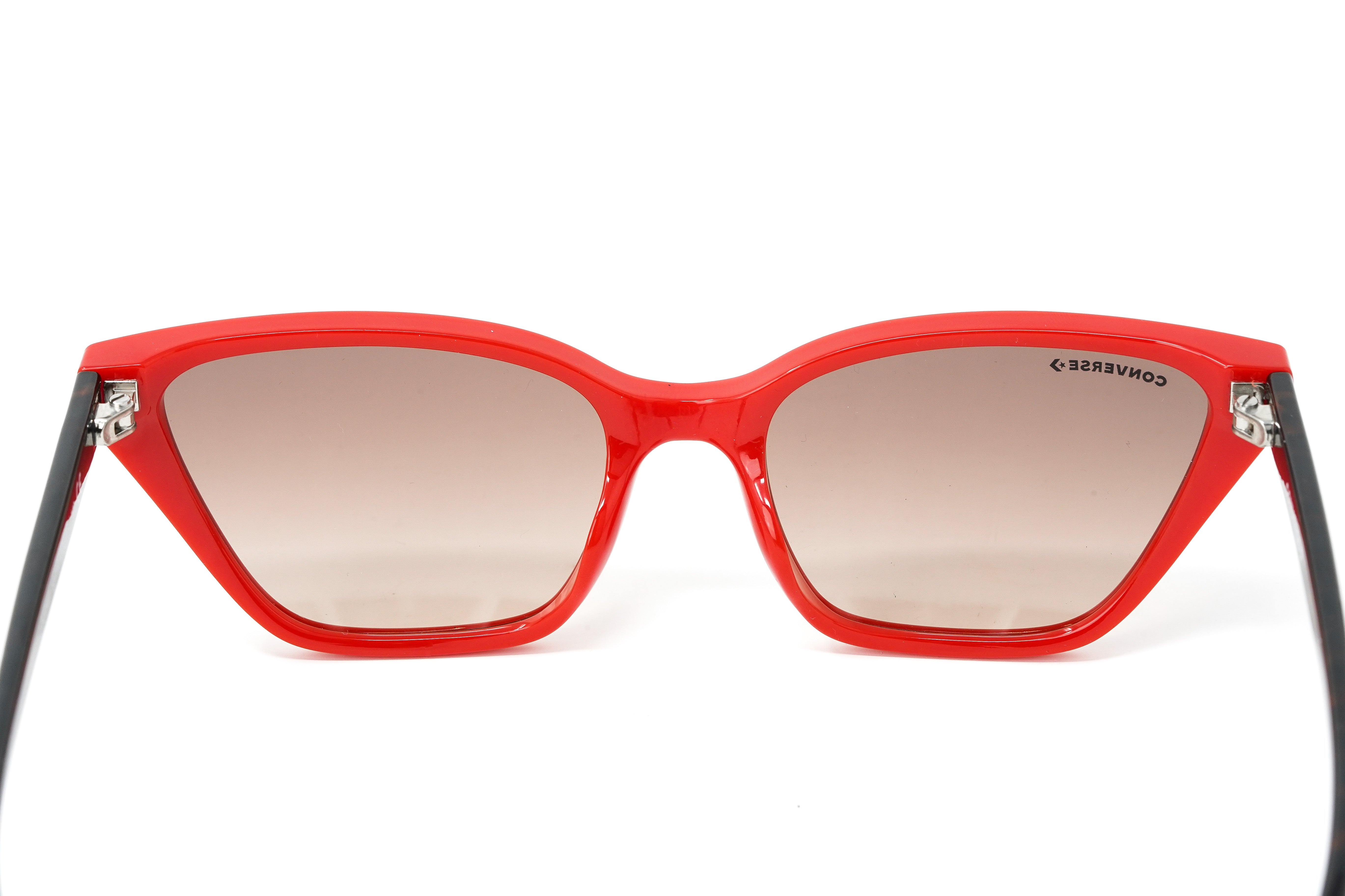 Converse Women's Sunglasses Cat Eye Red SCO197 07FU-GR8 Sunglasses