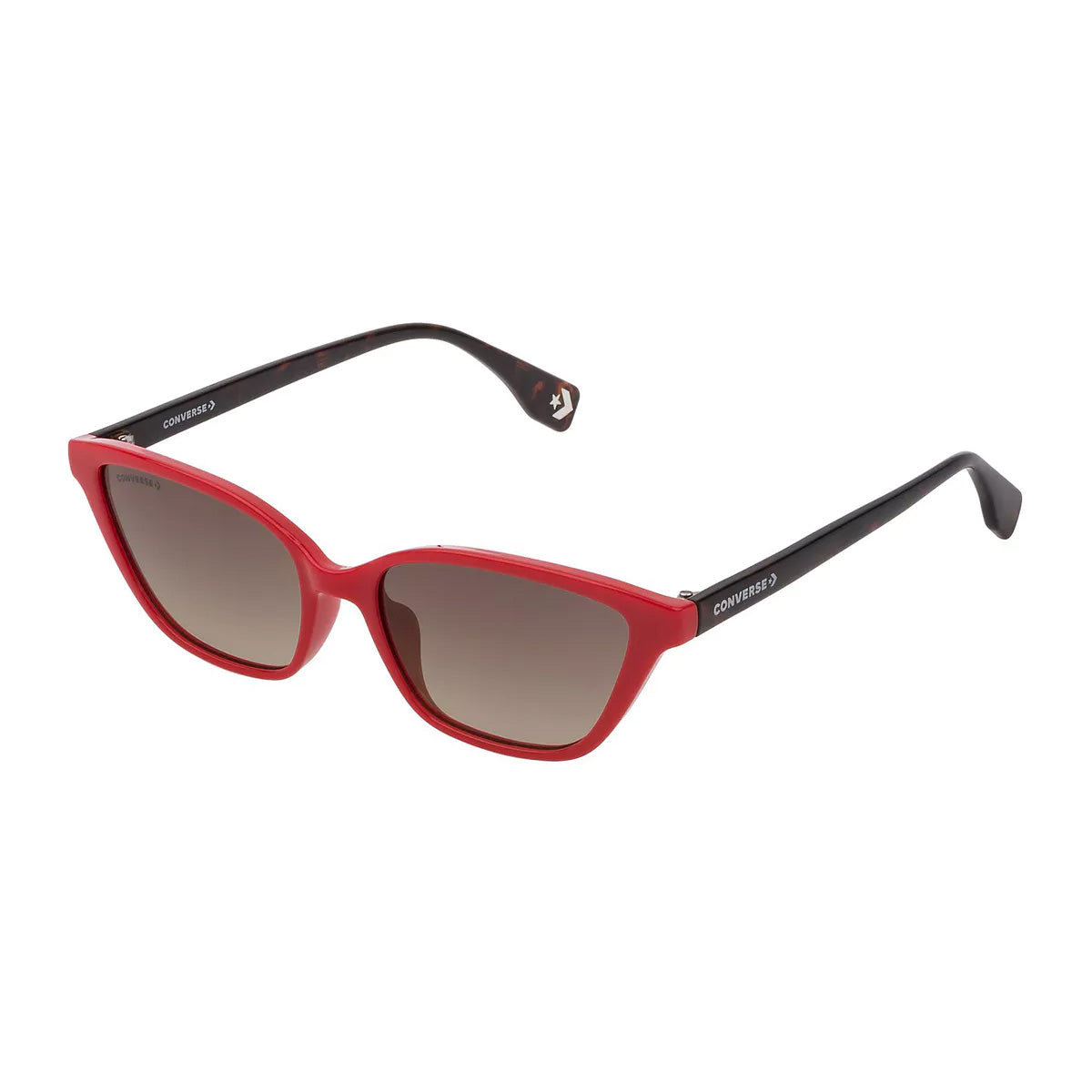 Converse Women's Sunglasses Cat Eye Red SCO197 07FU-GR8 Sunglasses