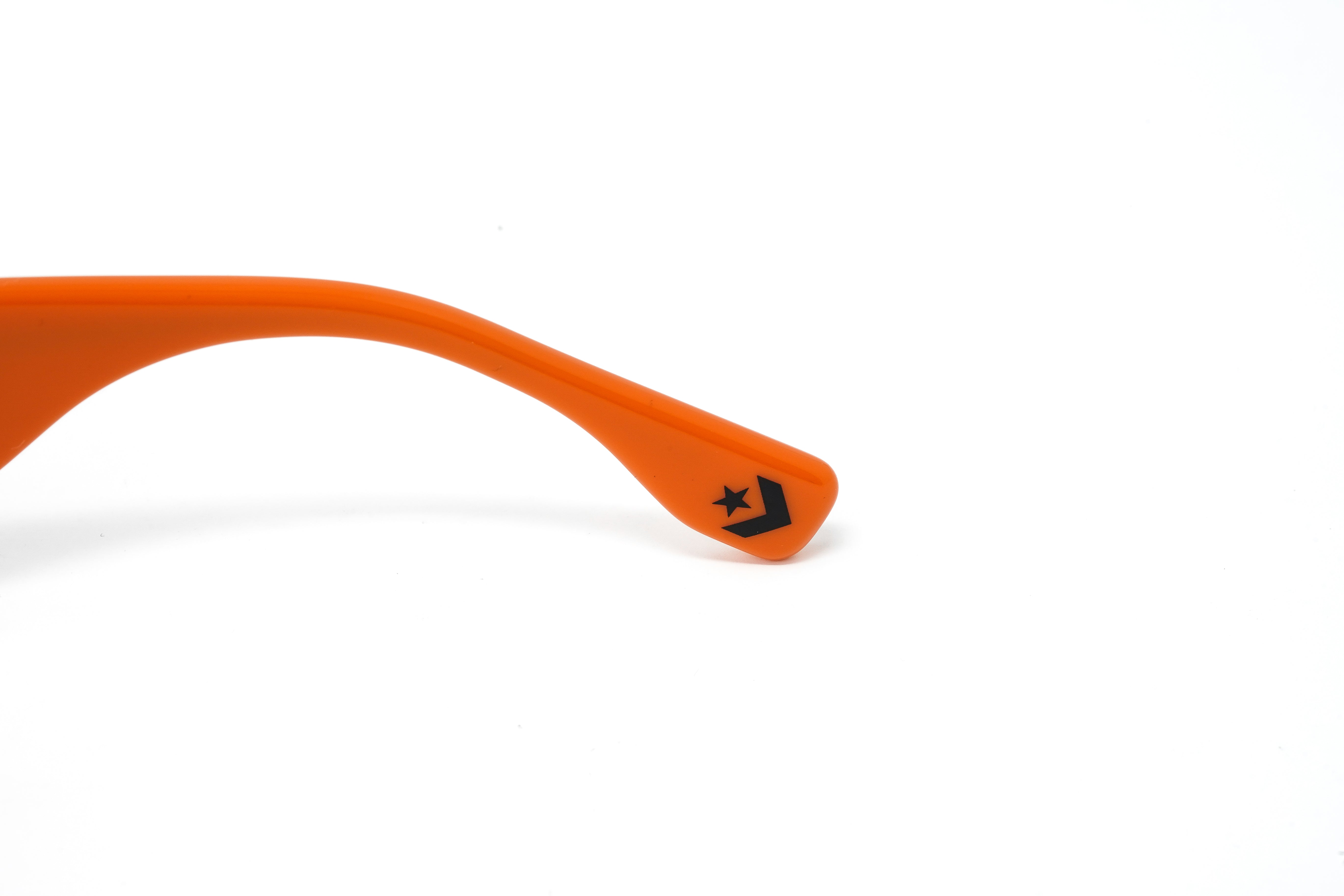 Converse Unisex Sunglasses Rectangle Orange and Black SCO228 700Y-GR8 Sunglasses